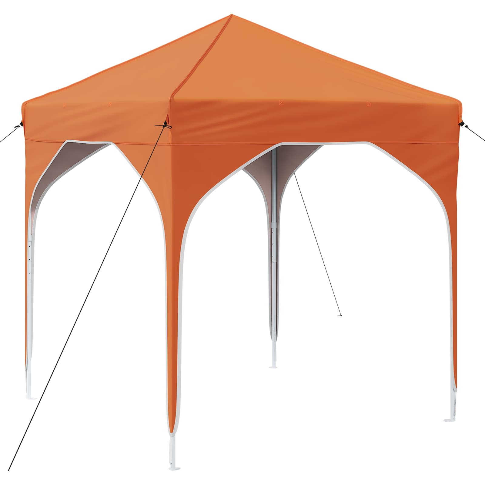 Pop-up šventinis palapinė 194 x 194 x 245 cm Oranžinė Pop-up šventinis palapinė 194 x 194 x 245 cm Oranžinė - Image 3