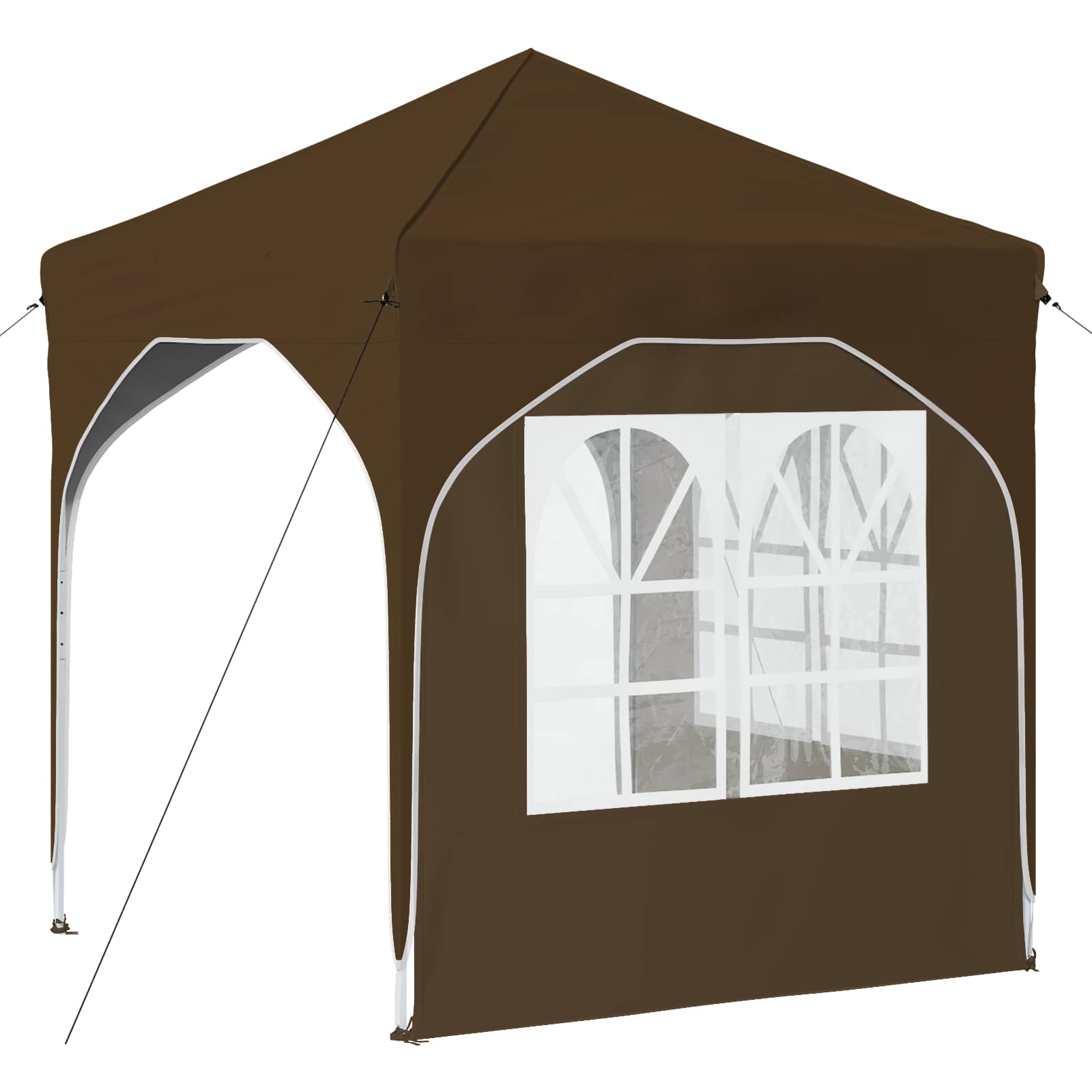 Pop-up šventinis palapinė 192 x 192 x 245 cm Taupe Pop-up šventinis palapinė 192 x 192 x 245 cm Taupe - Image 9