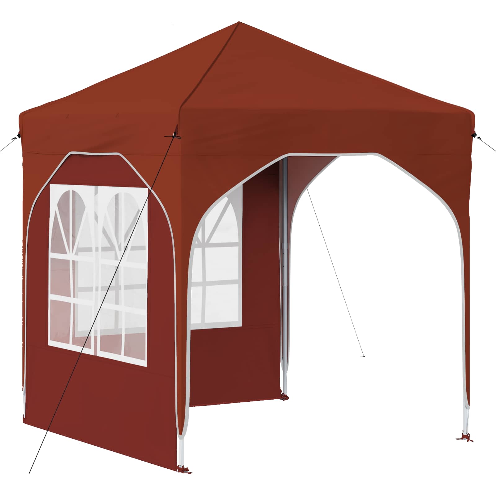 Pop-up šventinis palapinė 192 x 192 x 245 cm Terakotos Pop-up šventinis palapinė 192 x 192 x 245 cm Terakotos - Image 3