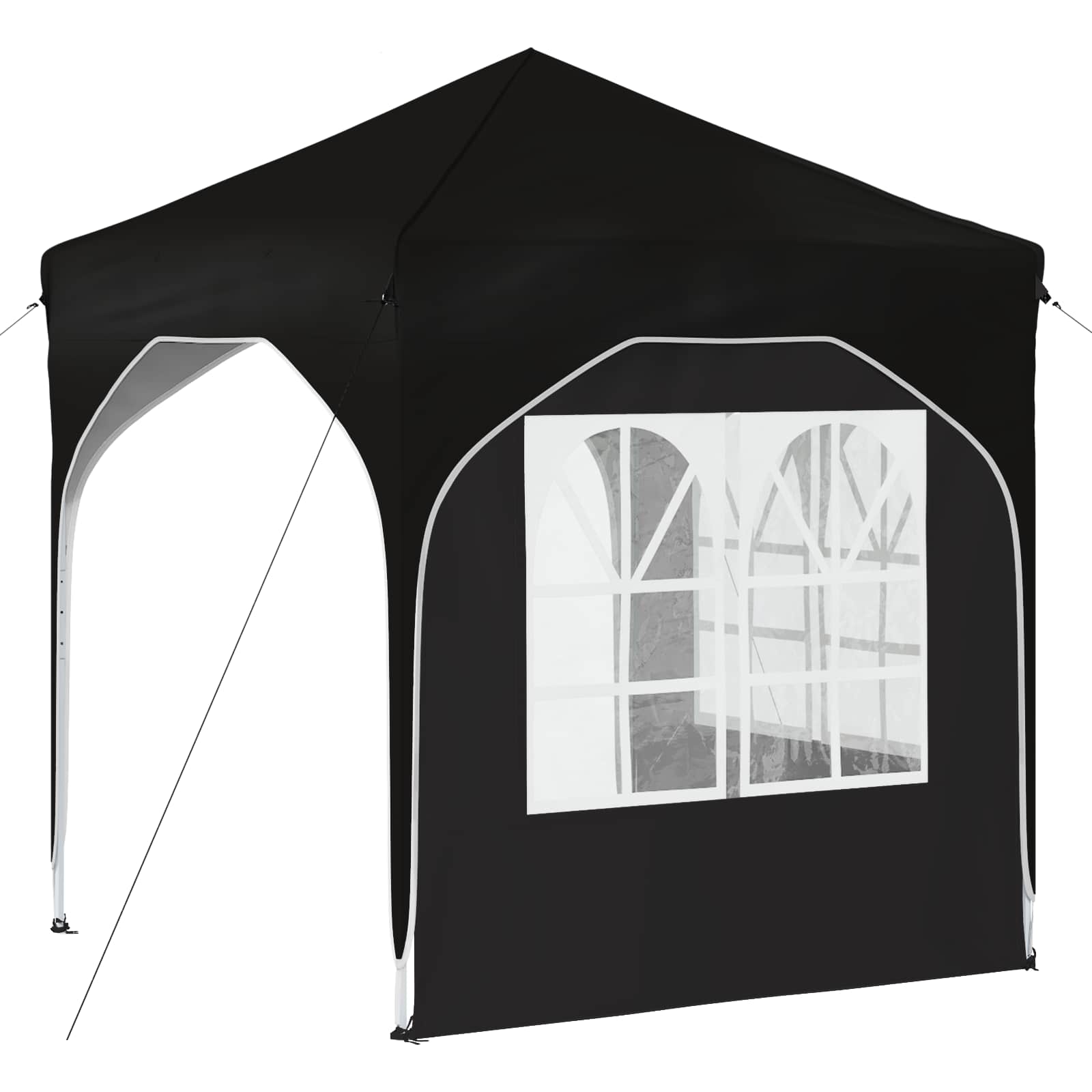 Pop-up šventinis palapinė 192 x 192 x 245 cm Juoda Pop-up šventinis palapinė 192 x 192 x 245 cm Juoda - Image 9