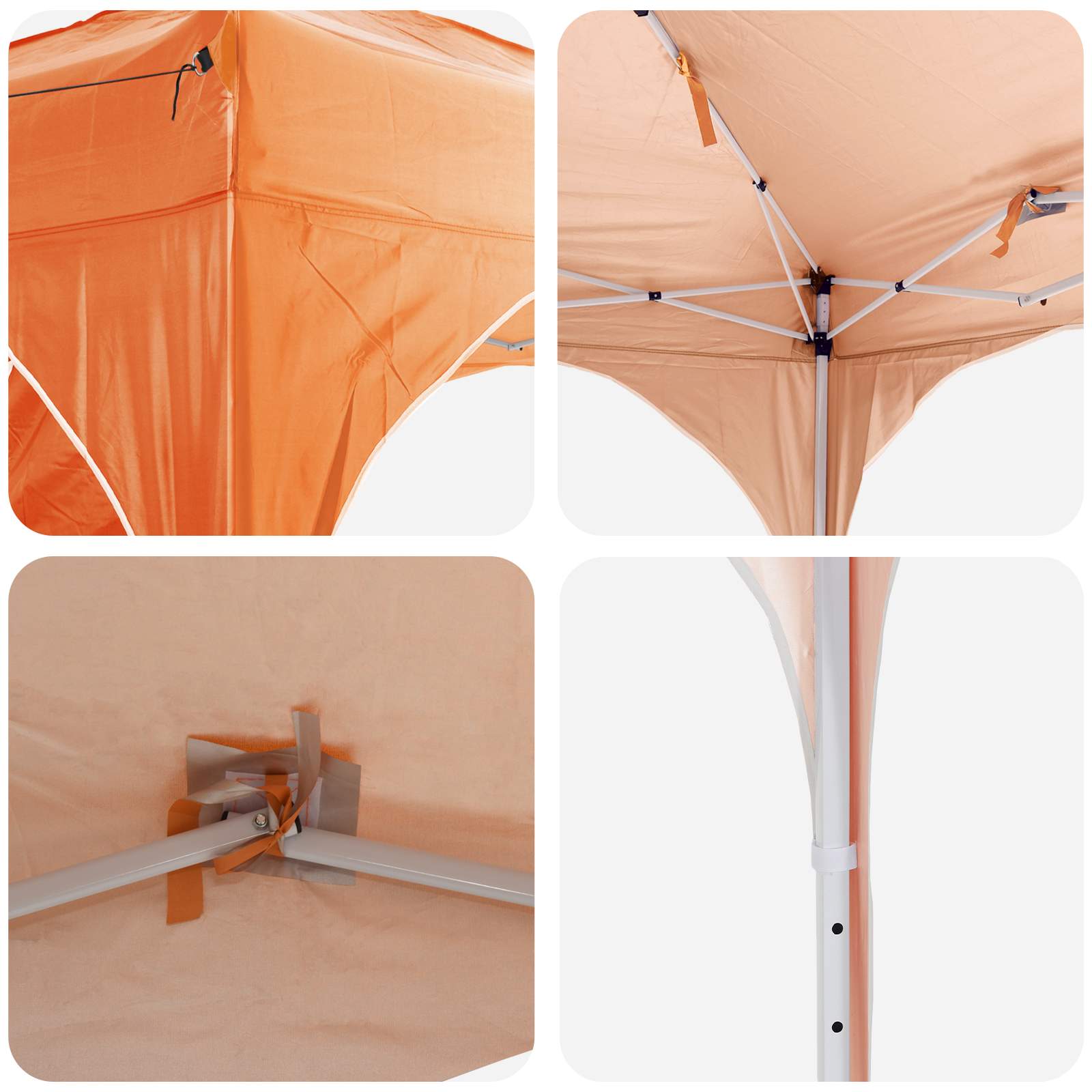 Pop-up šventinis palapinė 192 x 192 x 245 cm Oranžinė Pop-up šventinis palapinė 192 x 192 x 245 cm Oranžinė - Image 12