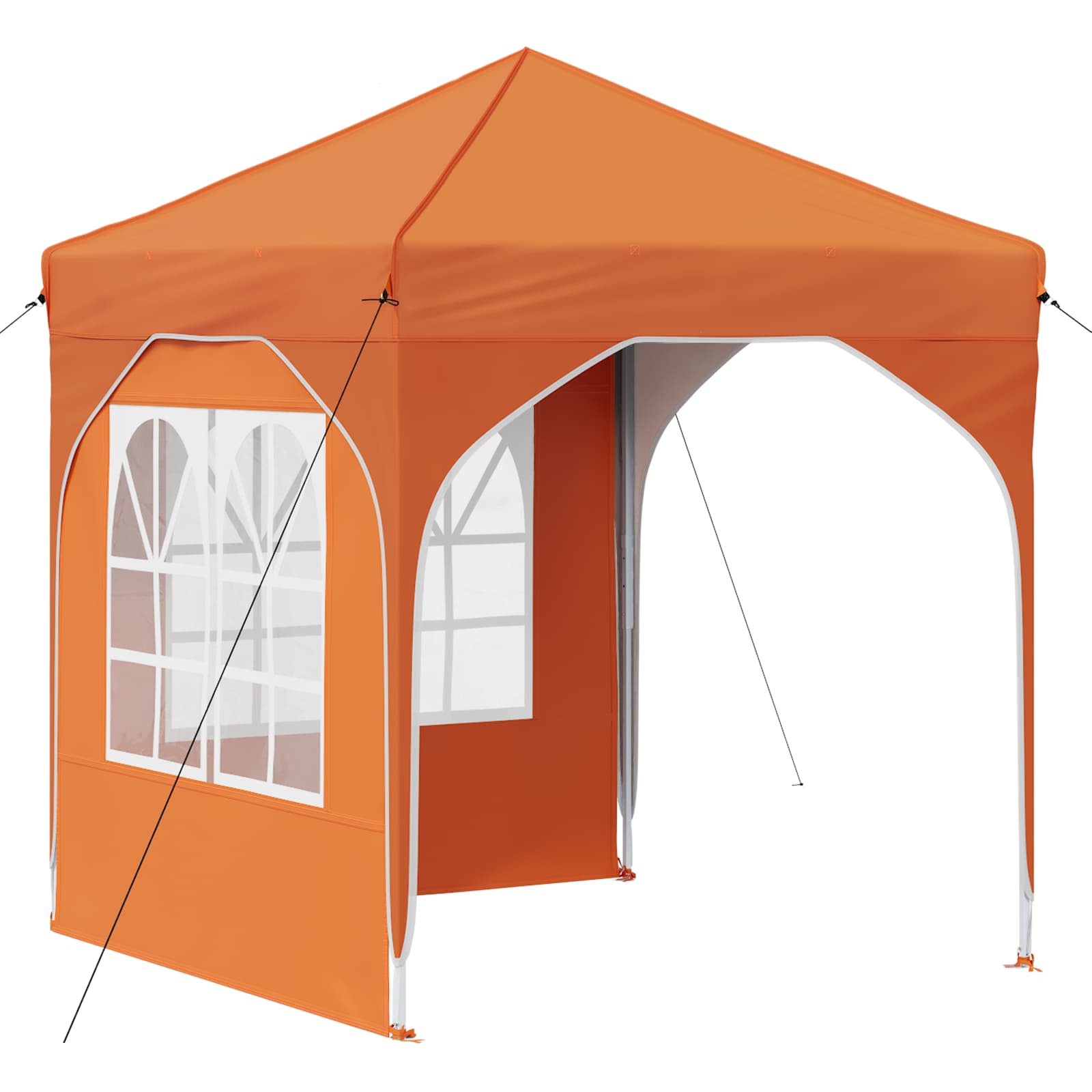 Pop-up šventinis palapinė 192 x 192 x 245 cm Oranžinė Pop-up šventinis palapinė 192 x 192 x 245 cm Oranžinė - Image 3