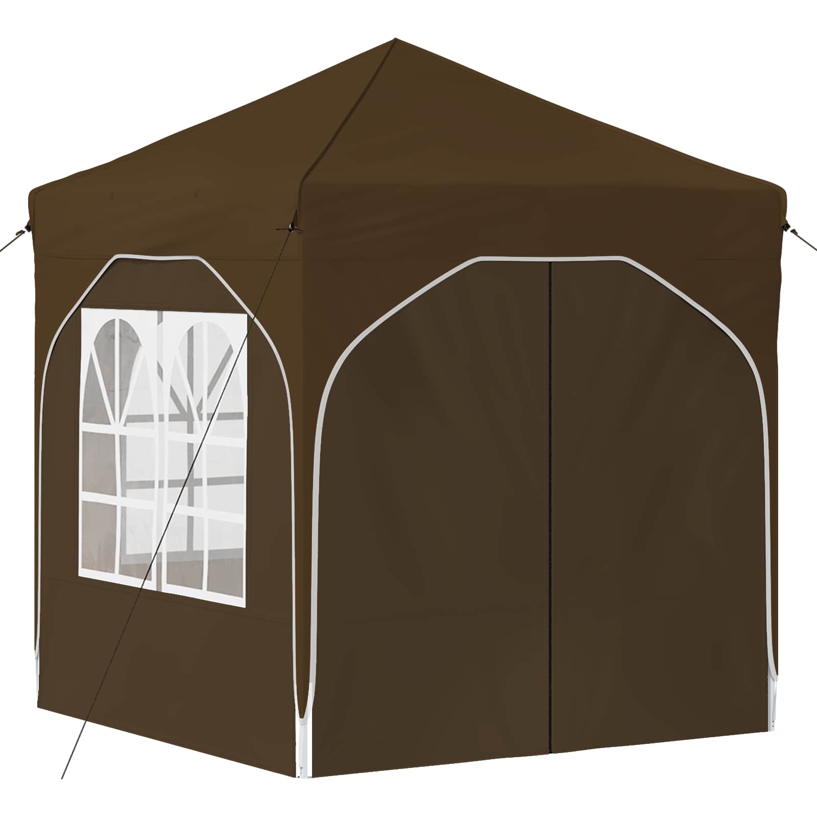 Pop-up šventinis palapinė 192 x 192 x 245 cm Taupe Pop-up šventinis palapinė 192 x 192 x 245 cm Taupe - Image 6