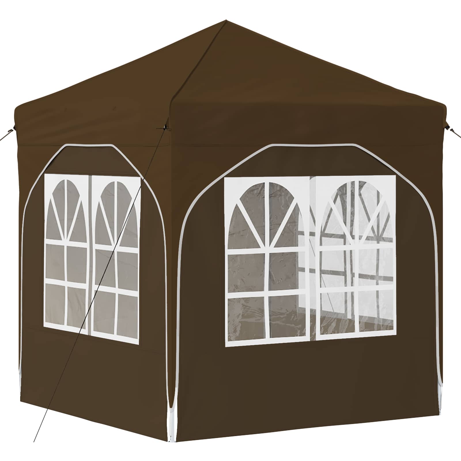 Pop-up šventinis palapinė 192 x 192 x 245 cm Taupe Pop-up šventinis palapinė 192 x 192 x 245 cm Taupe - Image 10