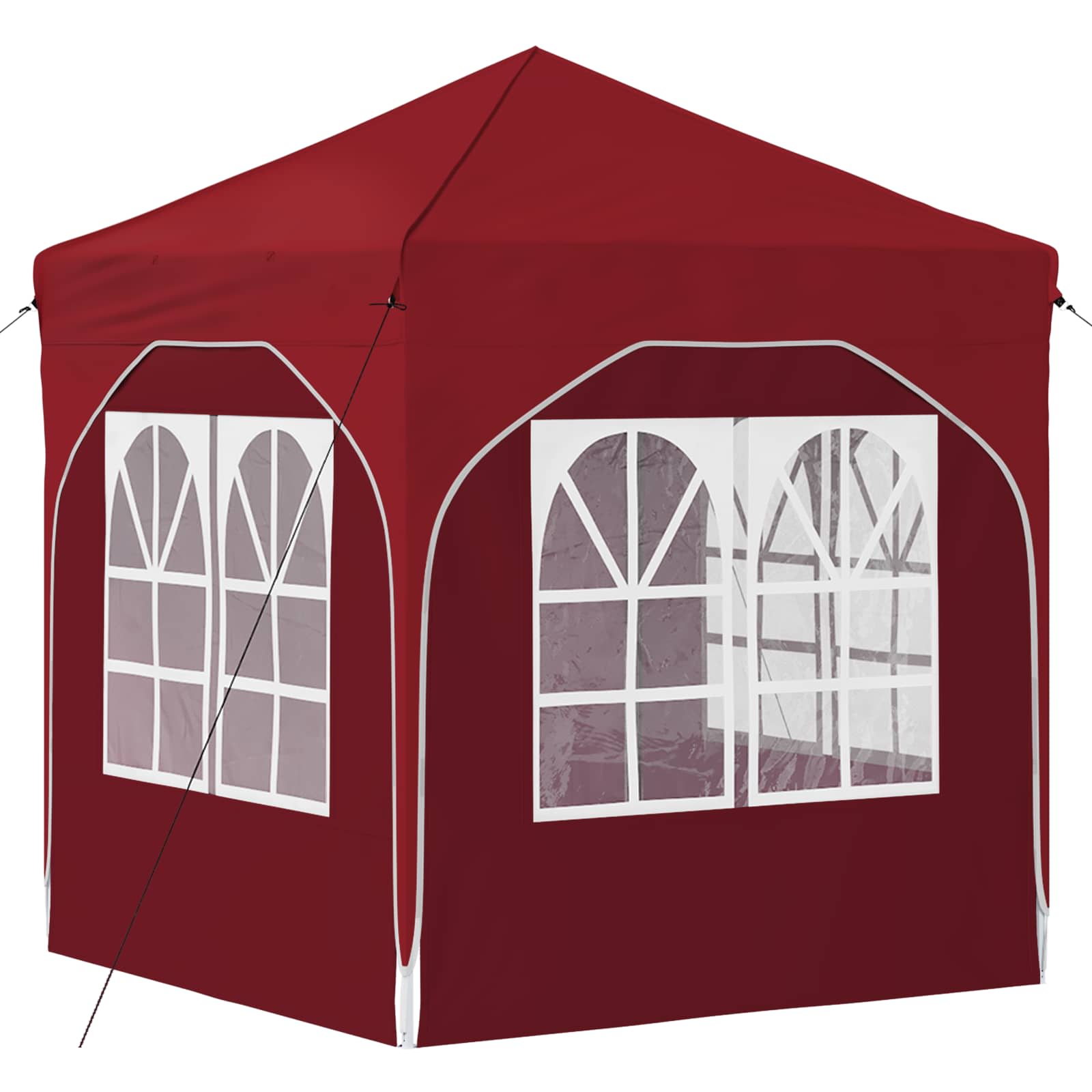 Pop-up šventinis palapinė 192 x 192 x 245 cm Vyšninė Pop-up šventinis palapinė 192 x 192 x 245 cm Vyšninė - Image 10