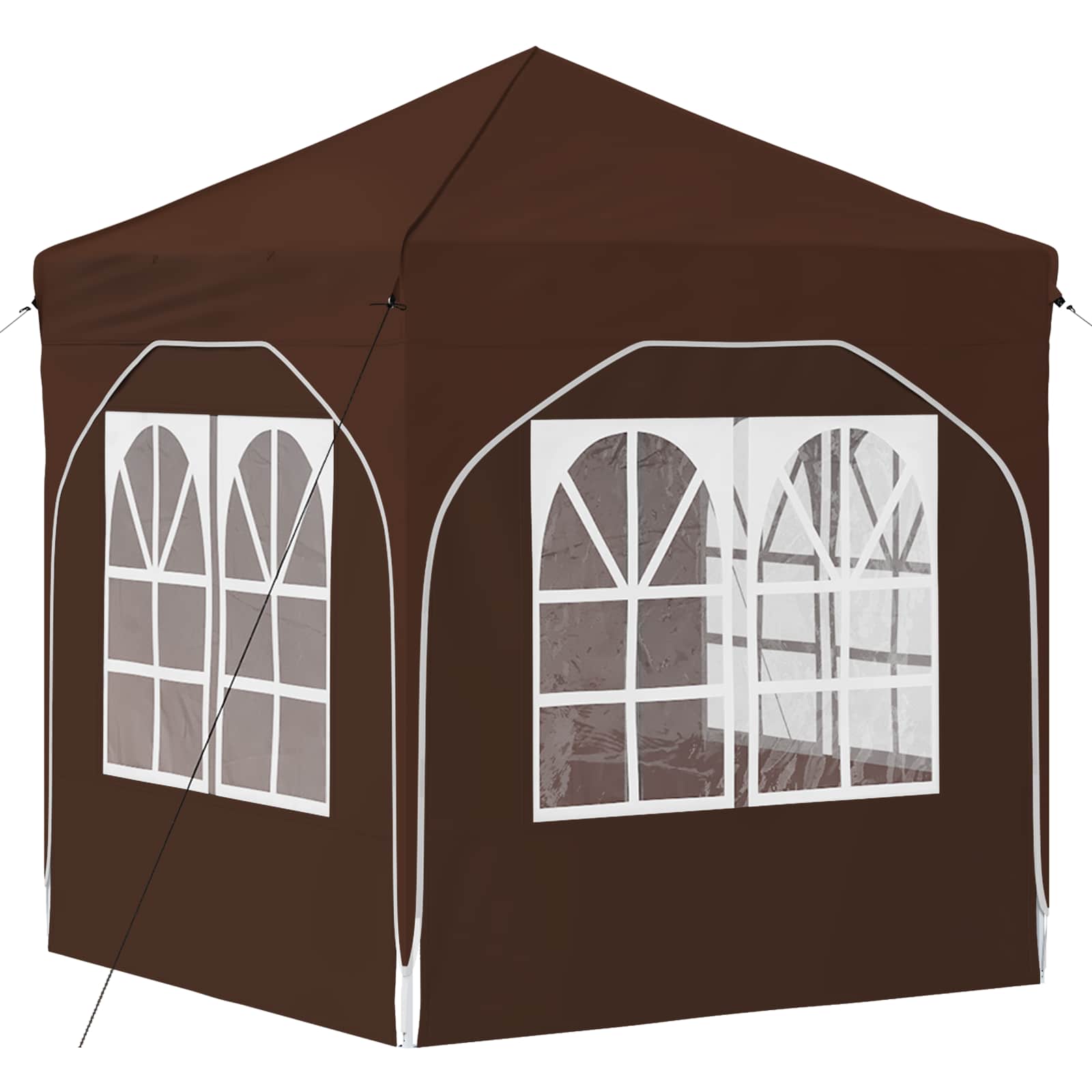 Pop-up šventinis palapinė 192 x 192 x 245 cm Ruda Pop-up šventinis palapinė 192 x 192 x 245 cm Ruda - Image 10