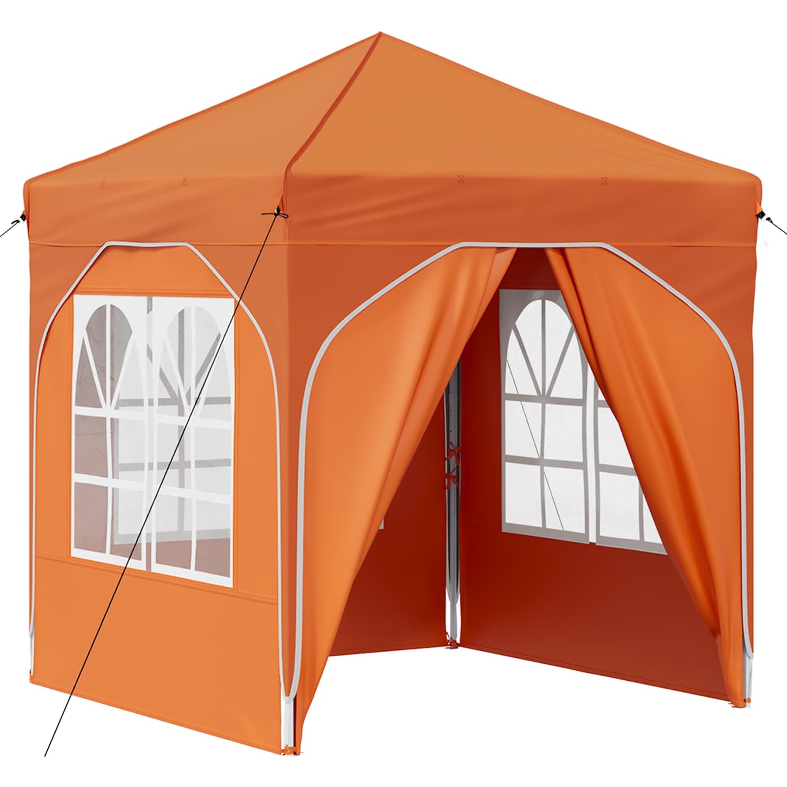 Pop-up šventinis palapinė 192 x 192 x 245 cm Oranžinė Pop-up šventinis palapinė 192 x 192 x 245 cm Oranžinė - Image 3