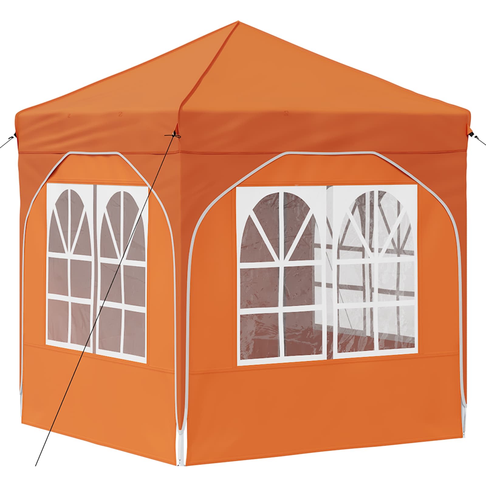 Pop-up šventinis palapinė 192 x 192 x 245 cm Oranžinė Pop-up šventinis palapinė 192 x 192 x 245 cm Oranžinė - Image 10