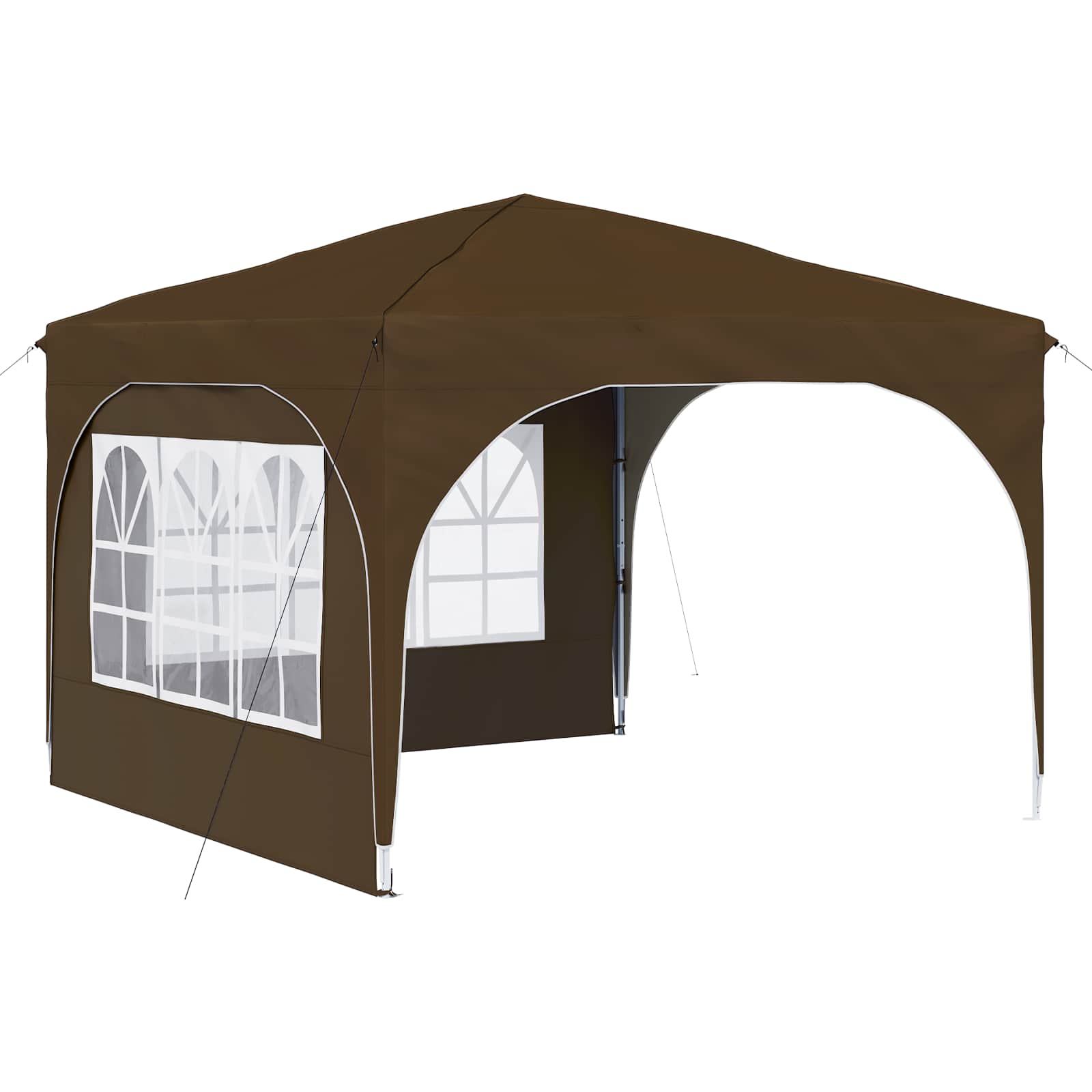 Pop-up šventinis palapinė 290 x 290 x 245 cm Taupe Pop-up šventinis palapinė 290 x 290 x 245 cm Taupe - Image 3