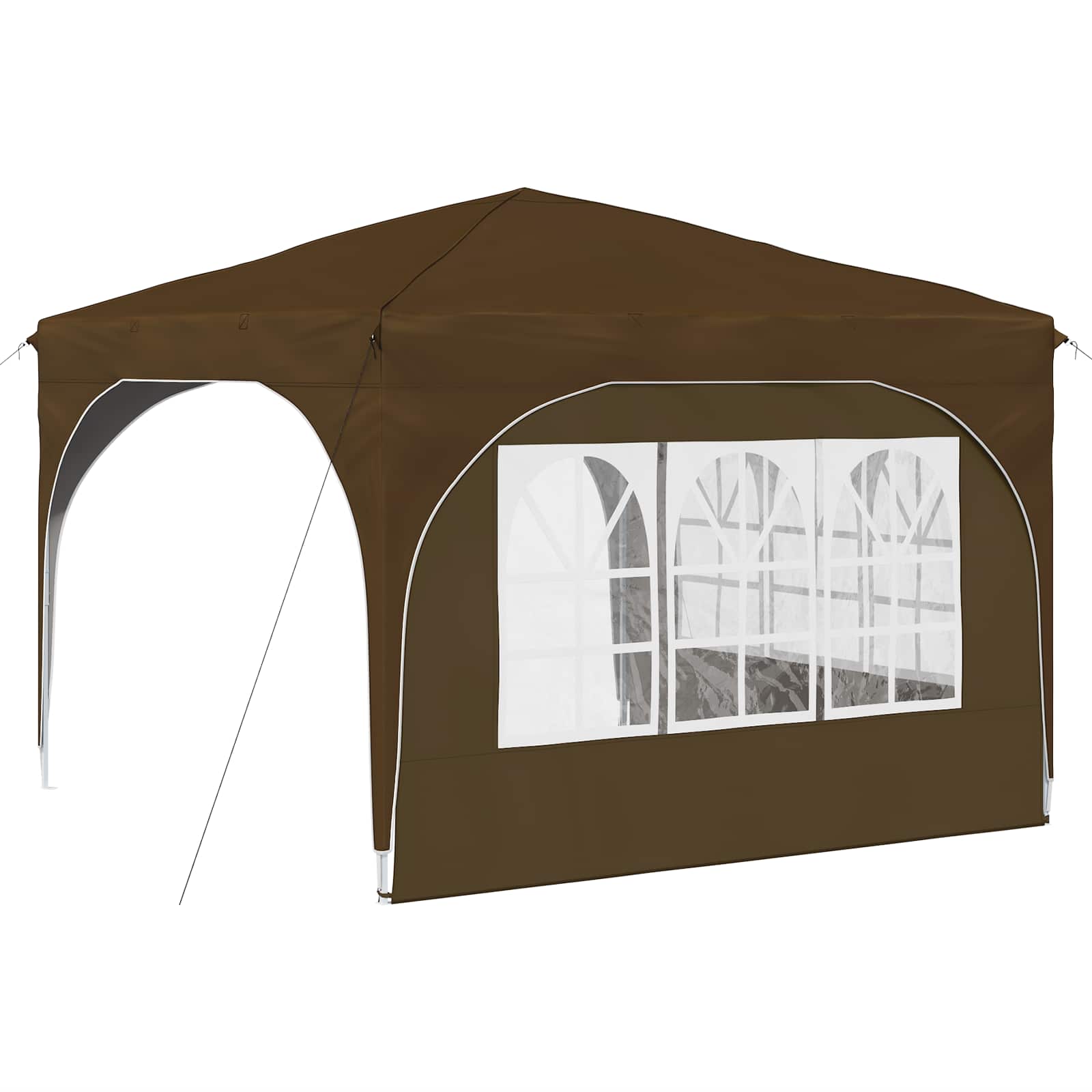 Pop-up šventinis palapinė 290 x 290 x 245 cm Taupe Pop-up šventinis palapinė 290 x 290 x 245 cm Taupe - Image 9