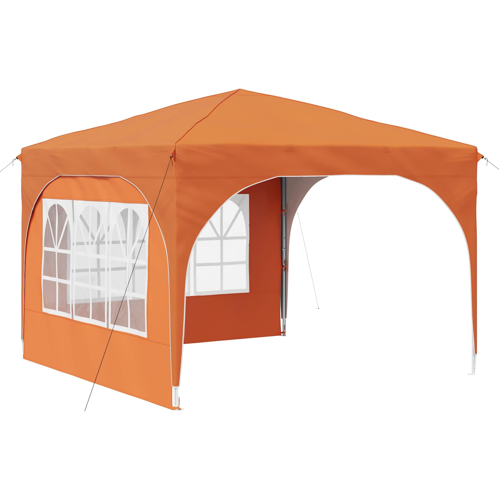Pop-up šventinis palapinė 290 x 290 x 245 cm Oranžinė Pop-up šventinis palapinė 290 x 290 x 245 cm Oranžinė - Image 3