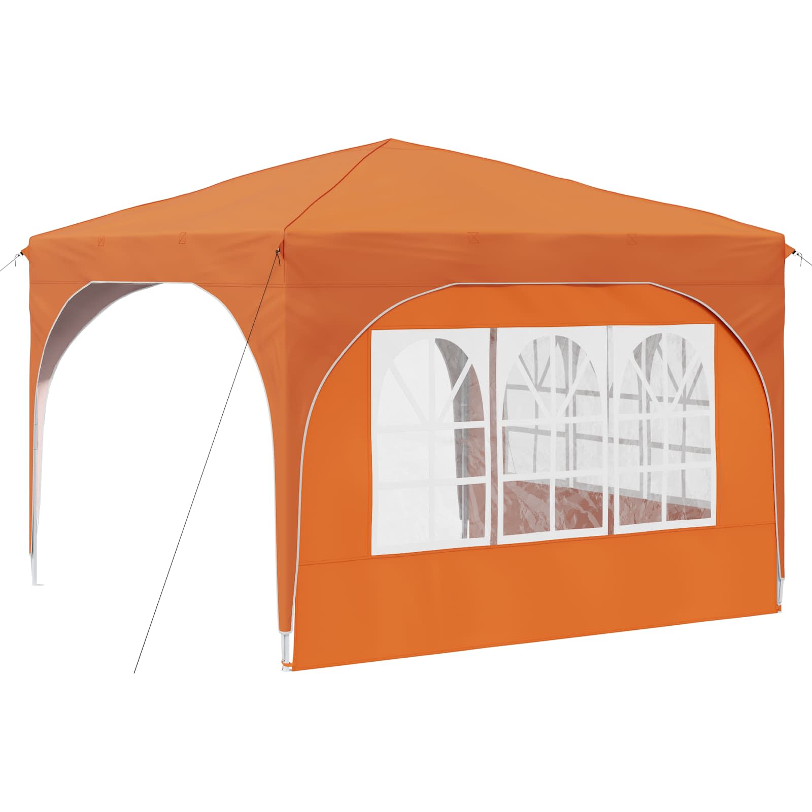 Pop-up šventinis palapinė 290 x 290 x 245 cm Oranžinė Pop-up šventinis palapinė 290 x 290 x 245 cm Oranžinė - Image 9
