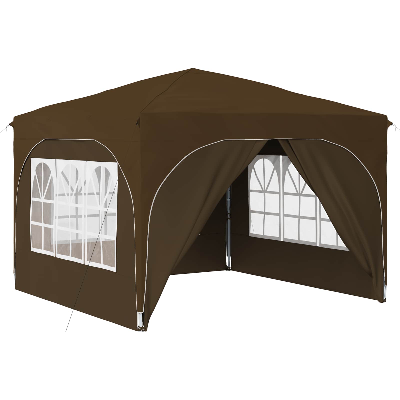 Pop-up šventinis palapinė 290 x 290 x 245 cm Taupe Pop-up šventinis palapinė 290 x 290 x 245 cm Taupe - Image 3