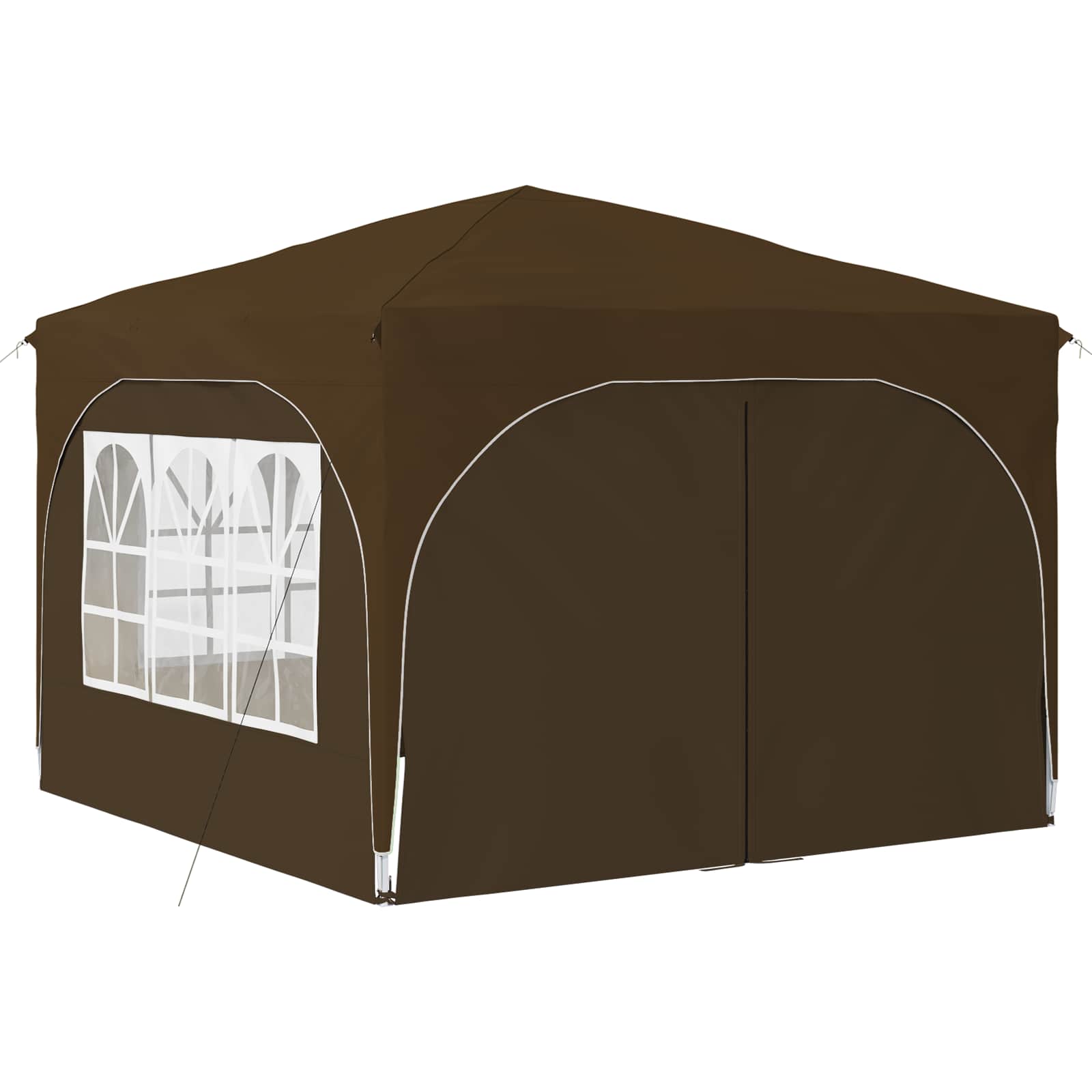 Pop-up šventinis palapinė 290 x 290 x 245 cm Taupe Pop-up šventinis palapinė 290 x 290 x 245 cm Taupe - Image 6