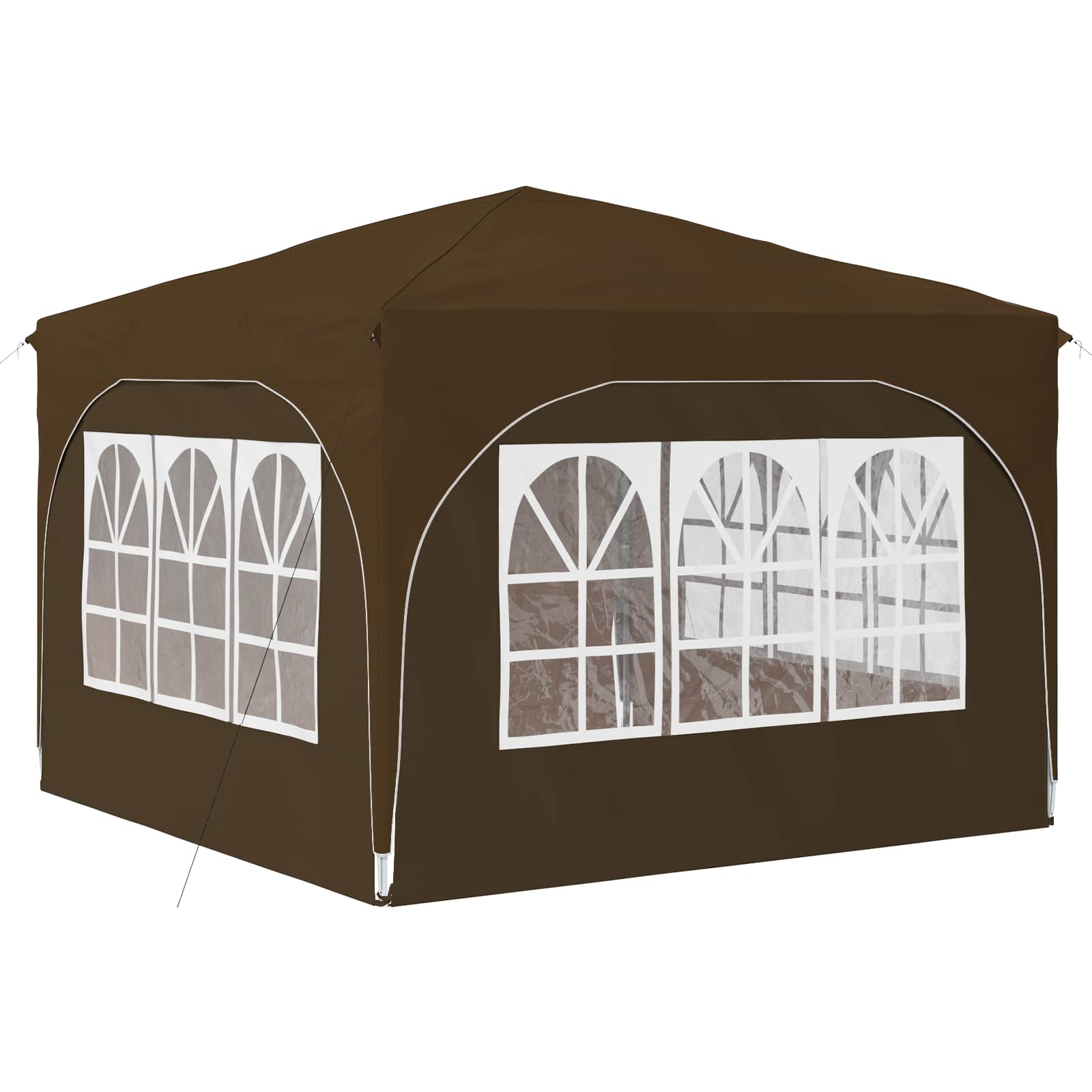 Pop-up šventinis palapinė 290 x 290 x 245 cm Taupe Pop-up šventinis palapinė 290 x 290 x 245 cm Taupe - Image 10