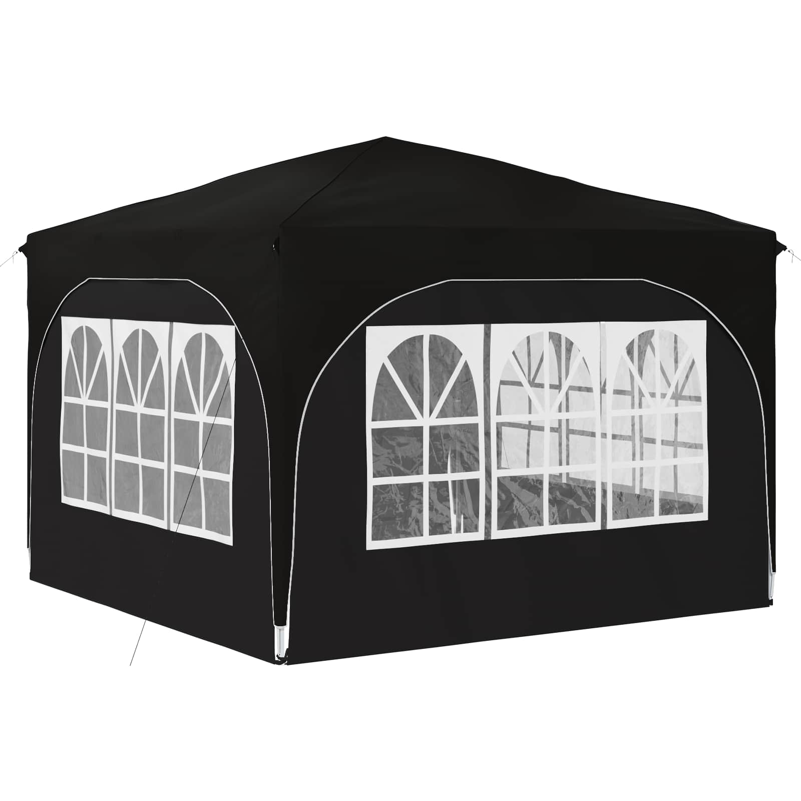 Pop-up šventinis palapinė 290 x 290 x 245 cm Juoda Pop-up šventinis palapinė 290 x 290 x 245 cm Juoda - Image 10