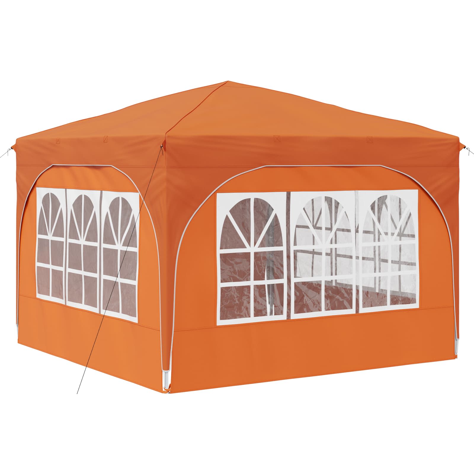 Pop-up šventinis palapinė 290 x 290 x 245 cm Oranžinė Pop-up šventinis palapinė 290 x 290 x 245 cm Oranžinė - Image 10