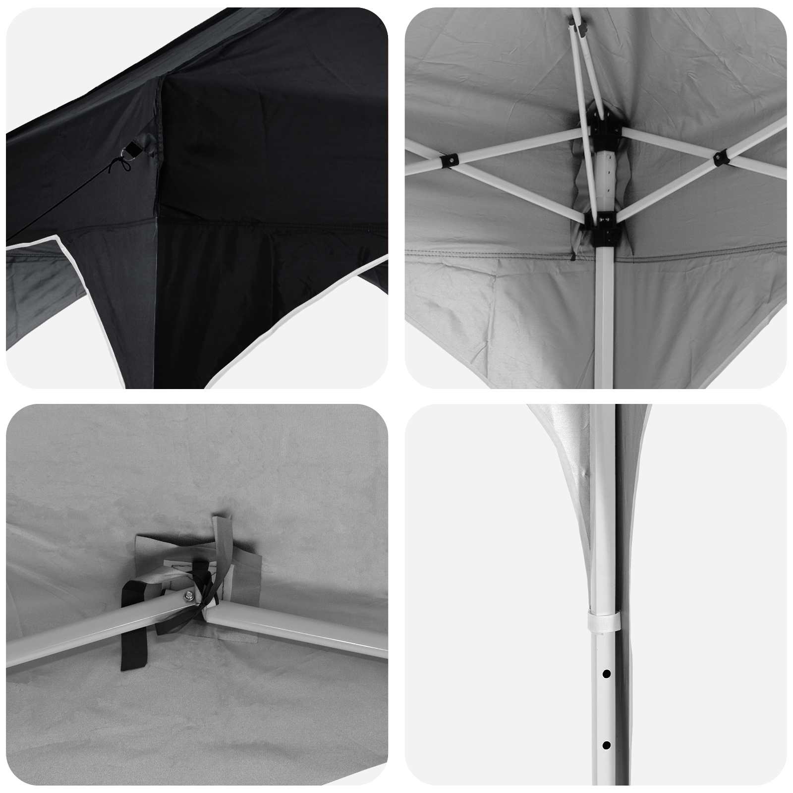 Pop-up šventinis palapinė 575 x 288 x 245 cm Antracito Pop-up šventinis palapinė 575 x 288 x 245 cm Antracito - Image 10