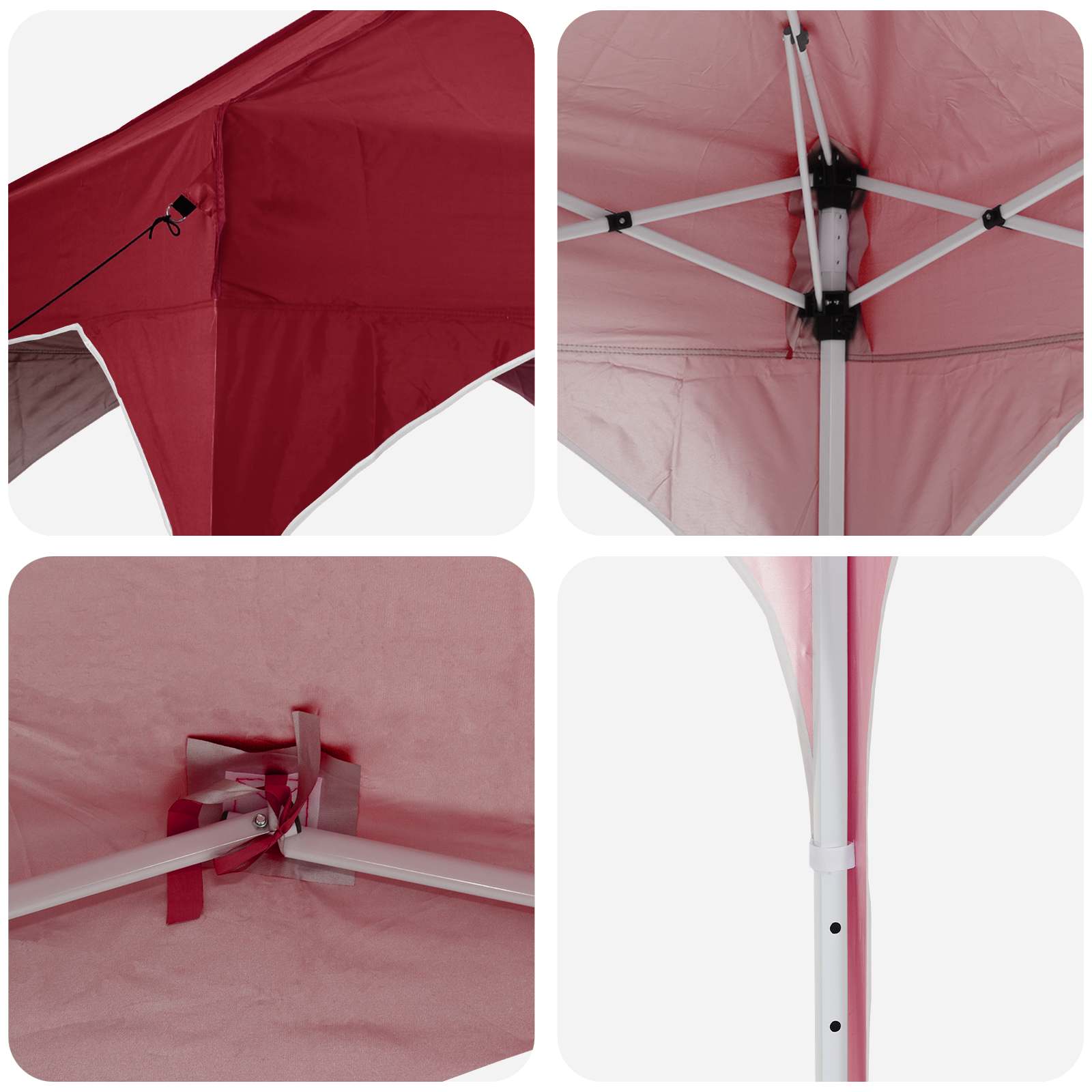 Pop-up šventinis palapinė 575 x 288 x 245 cm Vyšninė Pop-up šventinis palapinė 575 x 288 x 245 cm Vyšninė - Image 10