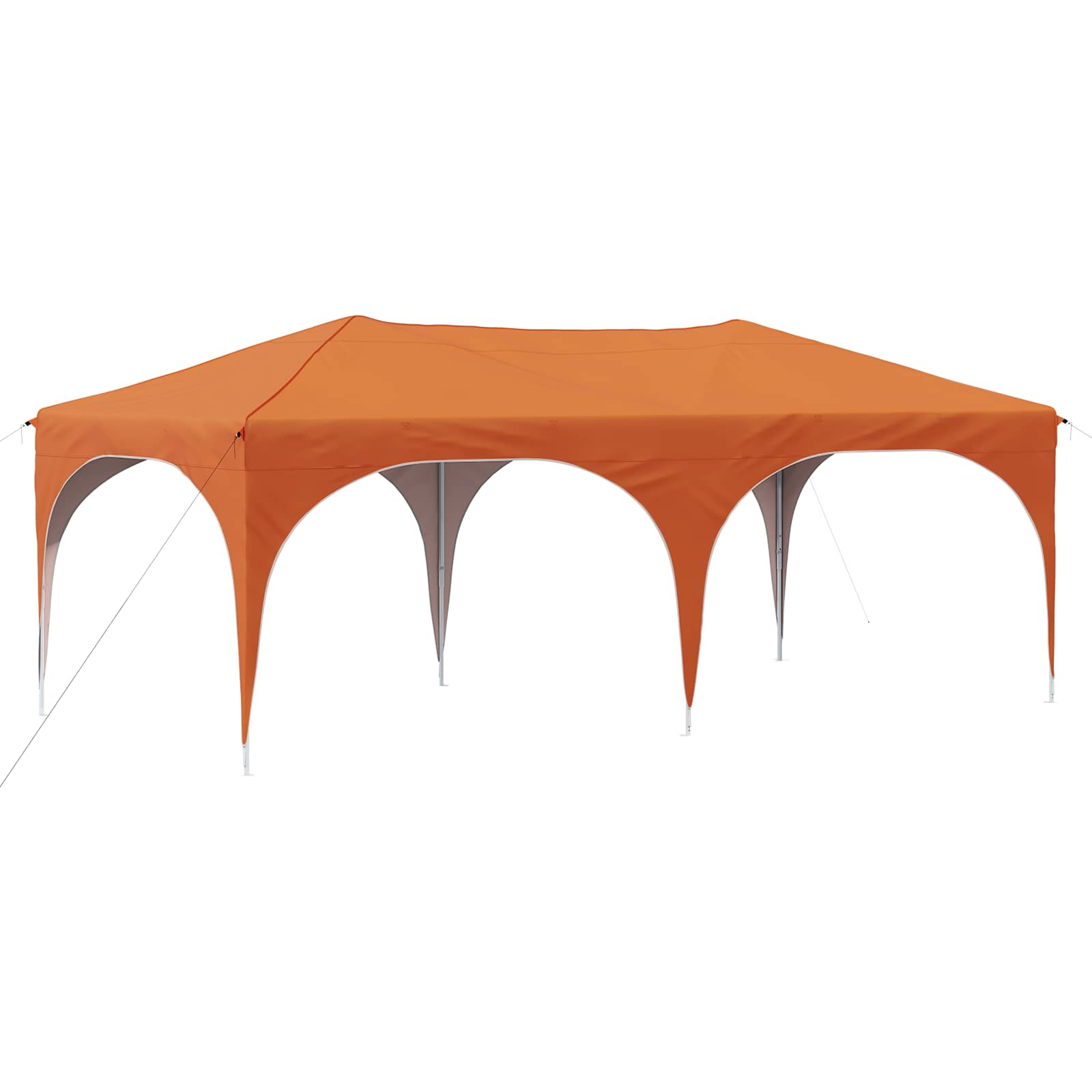 Pop-up šventinis palapinė 575 x 288 x 245 cm Oranžinė Pop-up šventinis palapinė 575 x 288 x 245 cm Oranžinė - Image 3