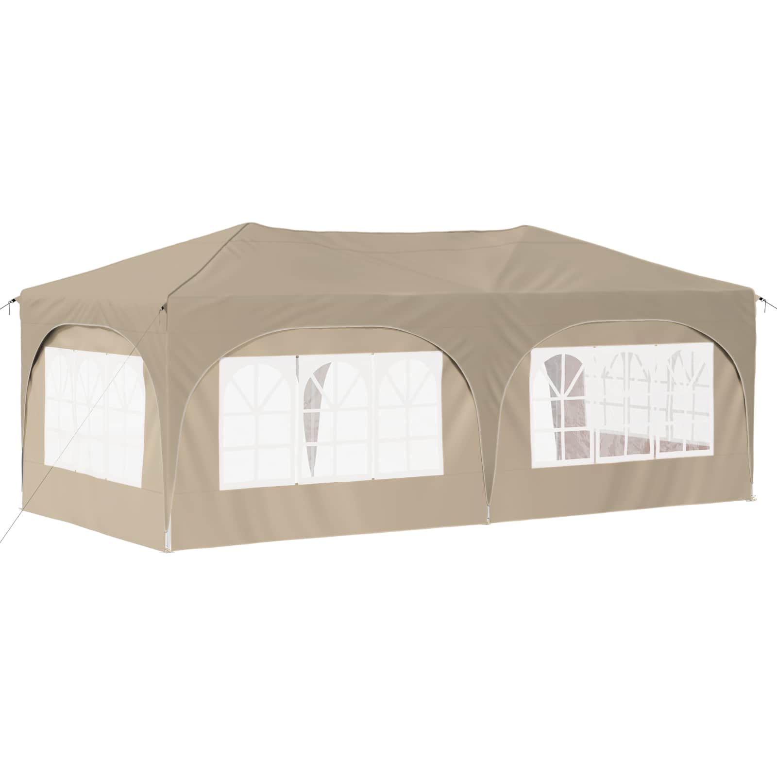 Pop-up šventinis palapinė 575 x 288 x 245 cm Kreminė Pop-up šventinis palapinė 575 x 288 x 245 cm Kreminė - Image 8