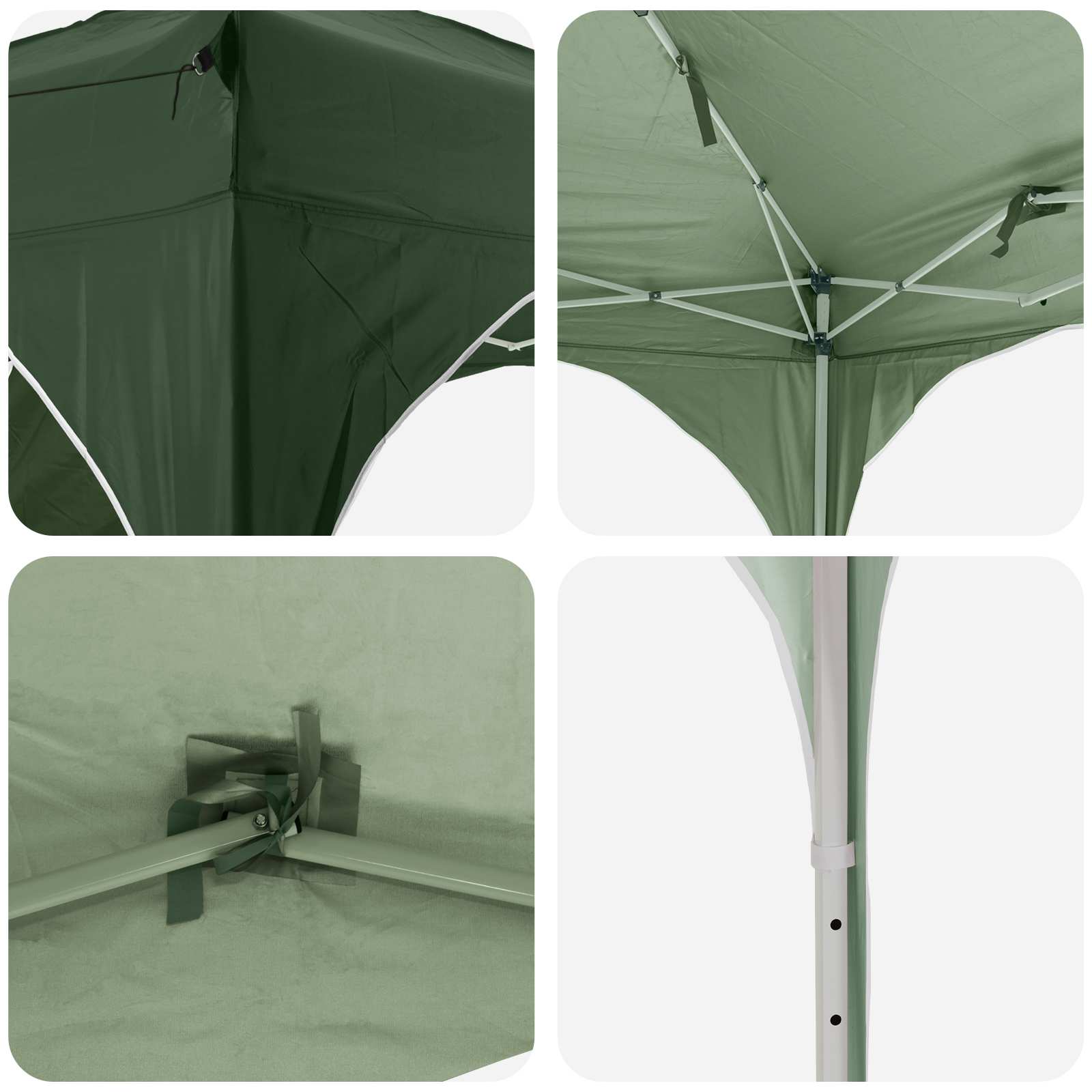 Pop-up šventinis palapinė 575 x 288 x 245 cm Žalia Pop-up šventinis palapinė 575 x 288 x 245 cm Žalia - Image 11