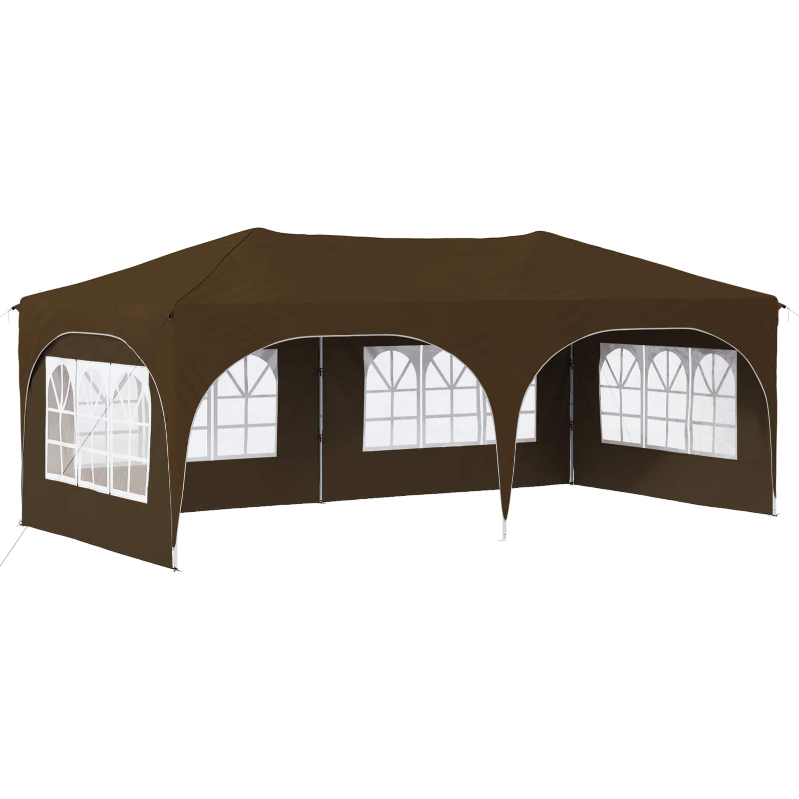 Pop-up šventinis palapinė 575 x 288 x 245 cm Taupe Pop-up šventinis palapinė 575 x 288 x 245 cm Taupe - Image 3