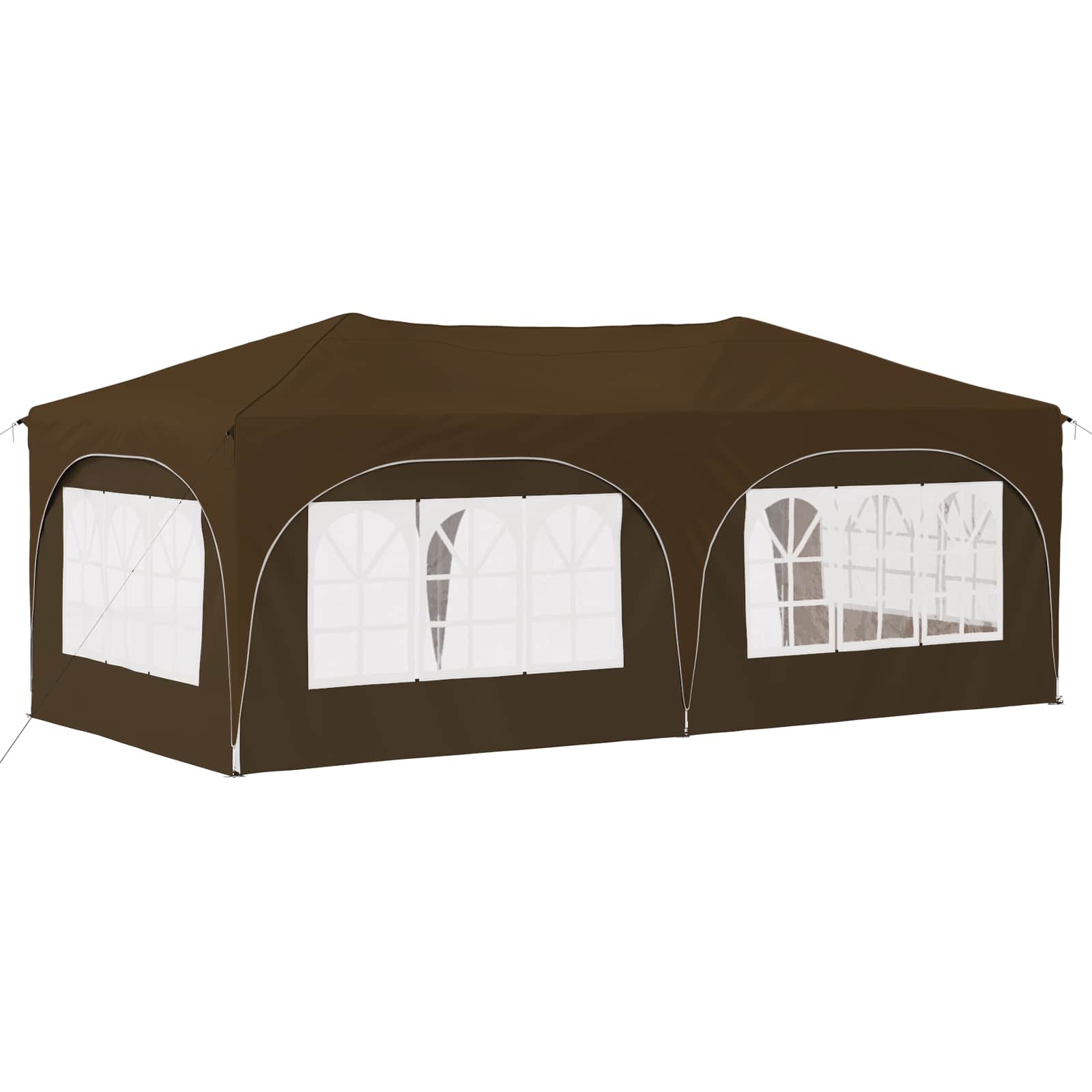 Pop-up šventinis palapinė 575 x 288 x 245 cm Taupe Pop-up šventinis palapinė 575 x 288 x 245 cm Taupe - Image 8