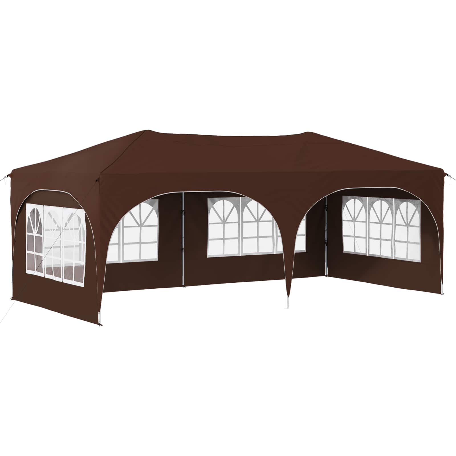 Pop-up šventinis palapinė 575 x 288 x 245 cm Ruda Pop-up šventinis palapinė 575 x 288 x 245 cm Ruda - Image 3