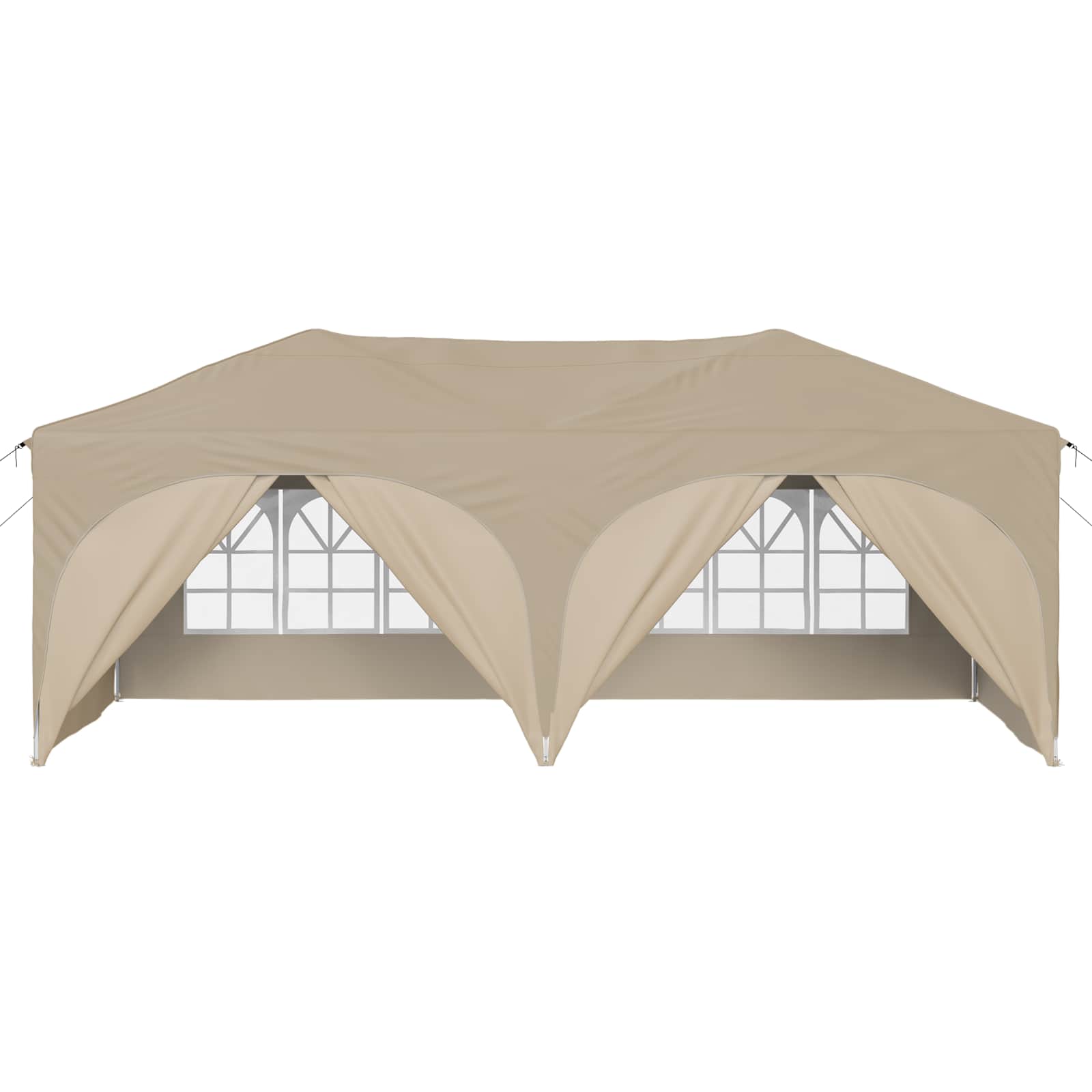 Pop-up šventinis palapinė 575 x 288 x 245 cm Kreminė Pop-up šventinis palapinė 575 x 288 x 245 cm Kreminė - Image 7