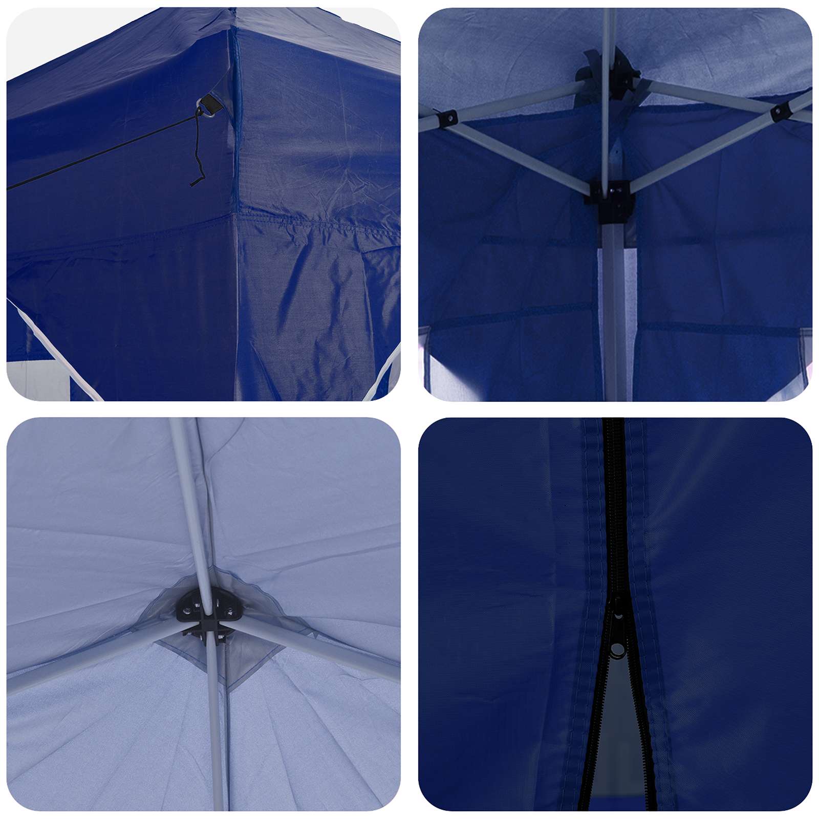 Pop-up šventinis palapinė 575 x 288 x 245 cm Mėlyna Pop-up šventinis palapinė 575 x 288 x 245 cm Mėlyna - Image 12