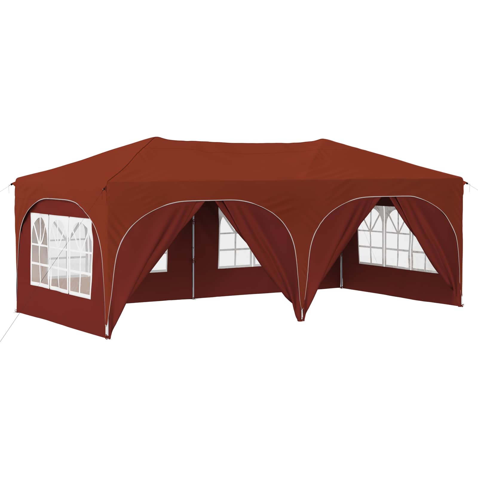 Pop-up šventinis palapinė 575 x 288 x 245 cm Terakotos Pop-up šventinis palapinė 575 x 288 x 245 cm Terakotos - Image 3