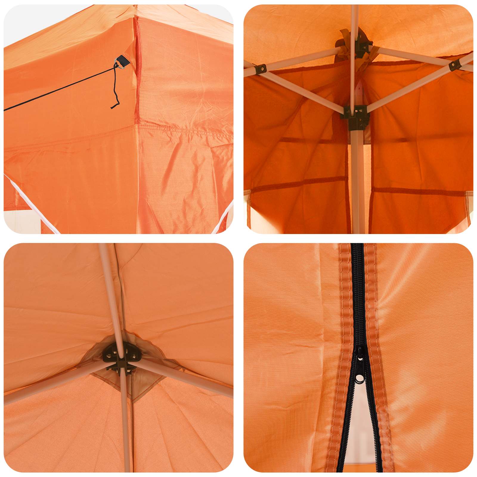 Pop-up šventinis palapinė 575 x 288 x 245 cm Oranžinė Pop-up šventinis palapinė 575 x 288 x 245 cm Oranžinė - Image 12