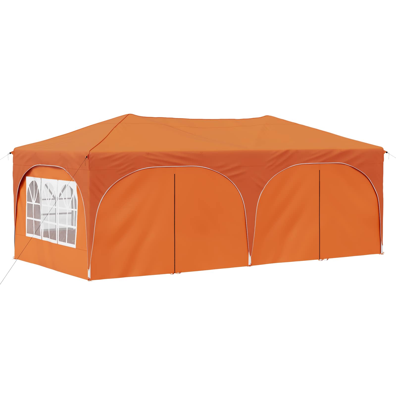 Pop-up šventinis palapinė 575 x 288 x 245 cm Oranžinė Pop-up šventinis palapinė 575 x 288 x 245 cm Oranžinė - Image 5