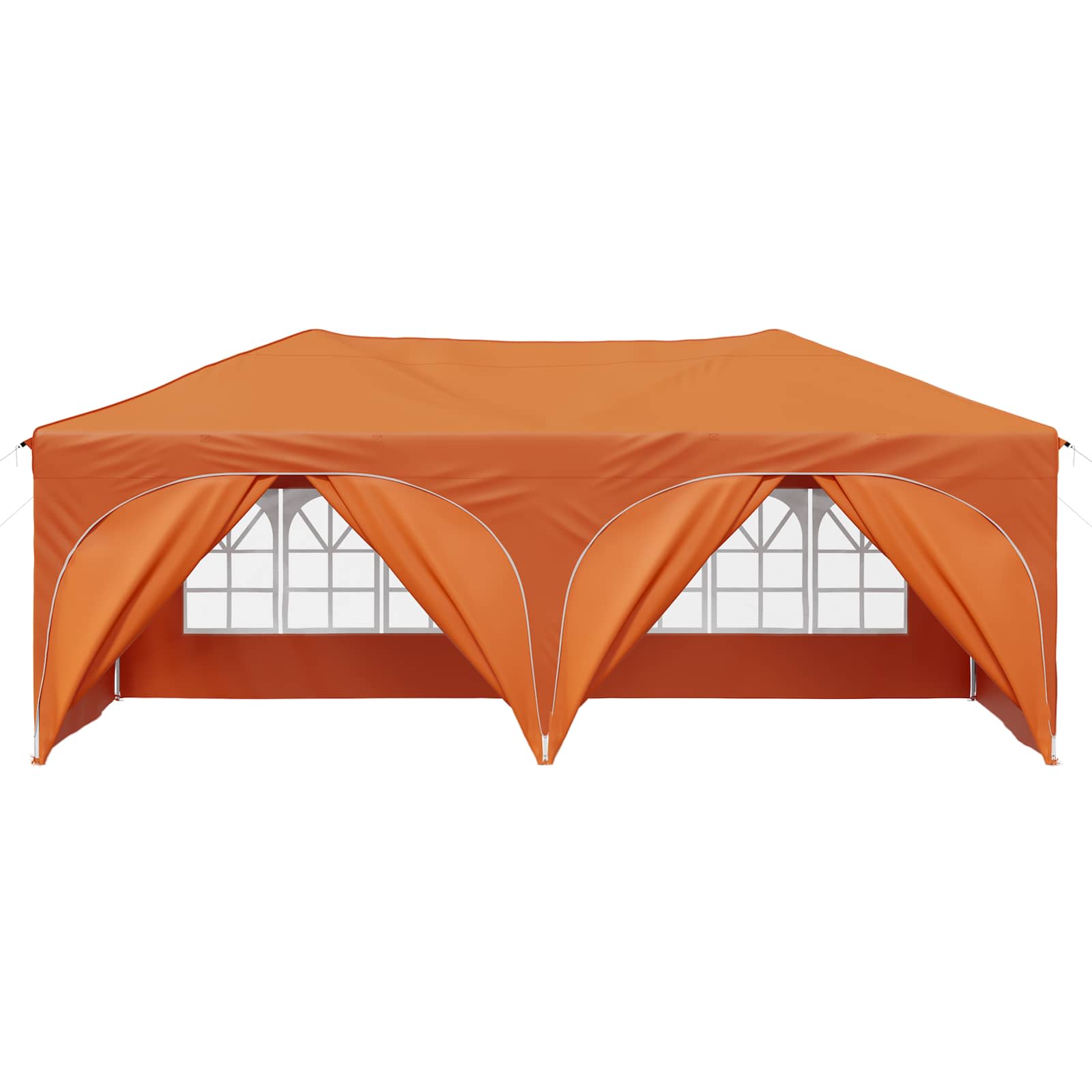 Pop-up šventinis palapinė 575 x 288 x 245 cm Oranžinė Pop-up šventinis palapinė 575 x 288 x 245 cm Oranžinė - Image 7