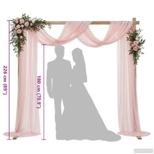 Vestuvinis Arklys Šviesiai rudas 225 x 95 x 226 cm