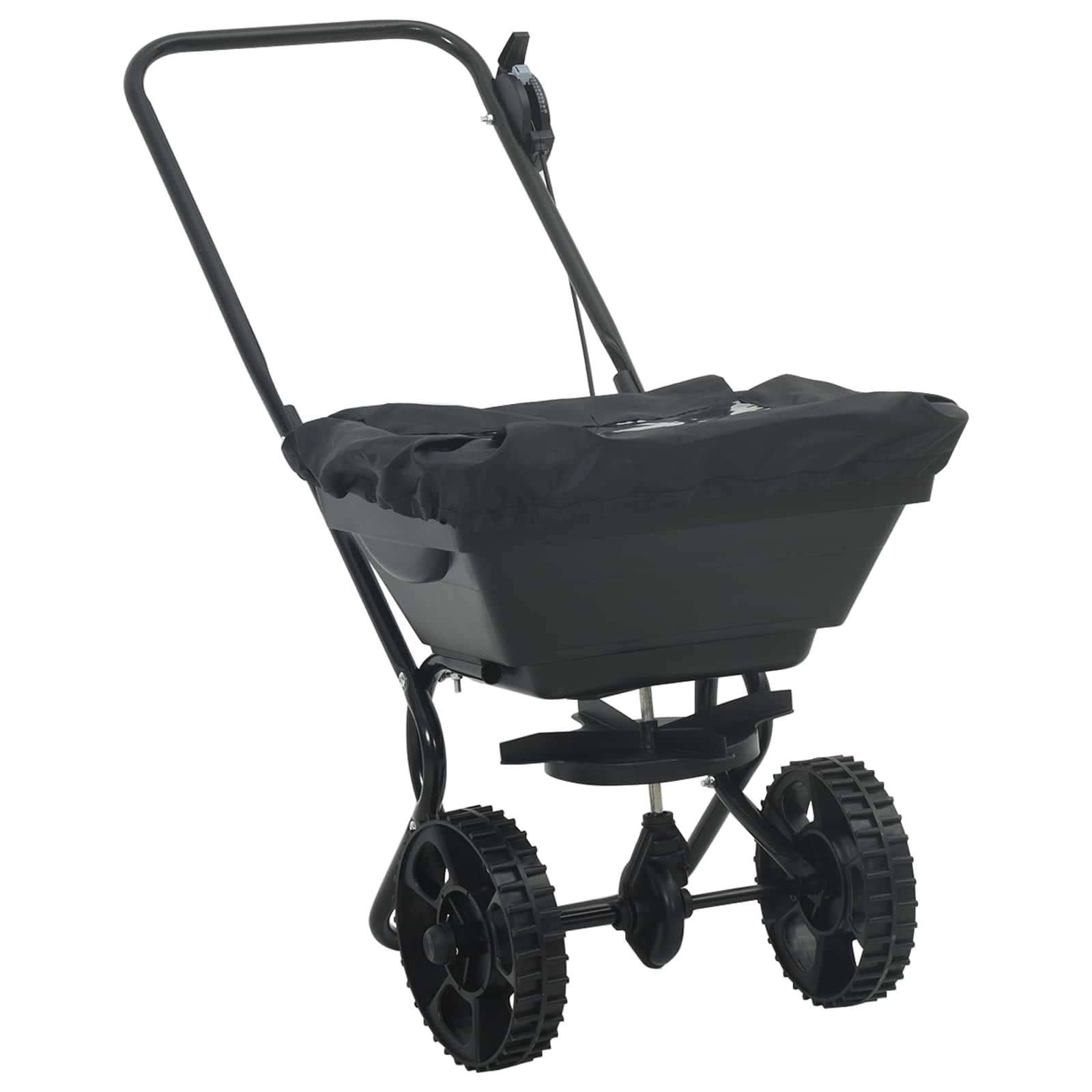 Sėjamoji Juoda 82 x 46 x 75 cm PVC ir Plienas Sėjamoji Juoda 82 x 46 x 75 cm PVC ir Plienas - Image 3