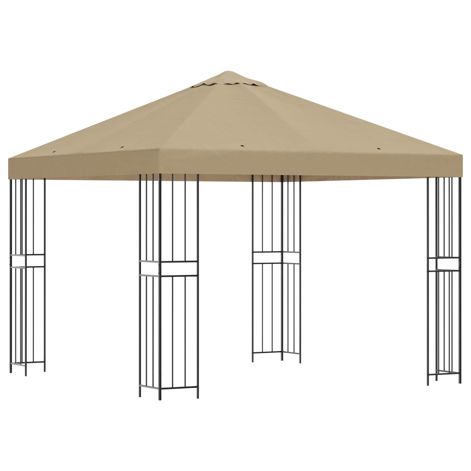 Pavėsinė 3 x 3 m Smėlio Poliesteris ir plienas 190 gsm Pavėsinė 3 x 3 m Smėlio Poliesteris ir plienas 190 gsm - Image 3