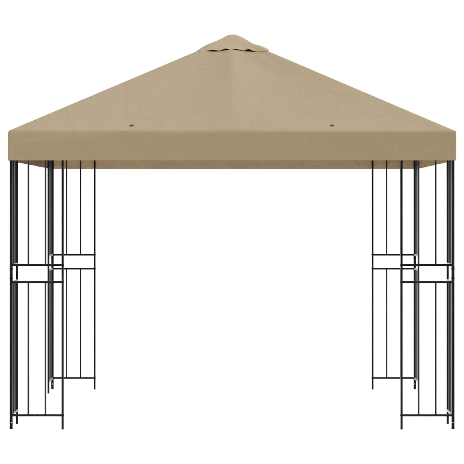 Pavėsinė 3 x 3 m Smėlio Poliesteris ir plienas 190 gsm Pavėsinė 3 x 3 m Smėlio Poliesteris ir plienas 190 gsm - Image 4