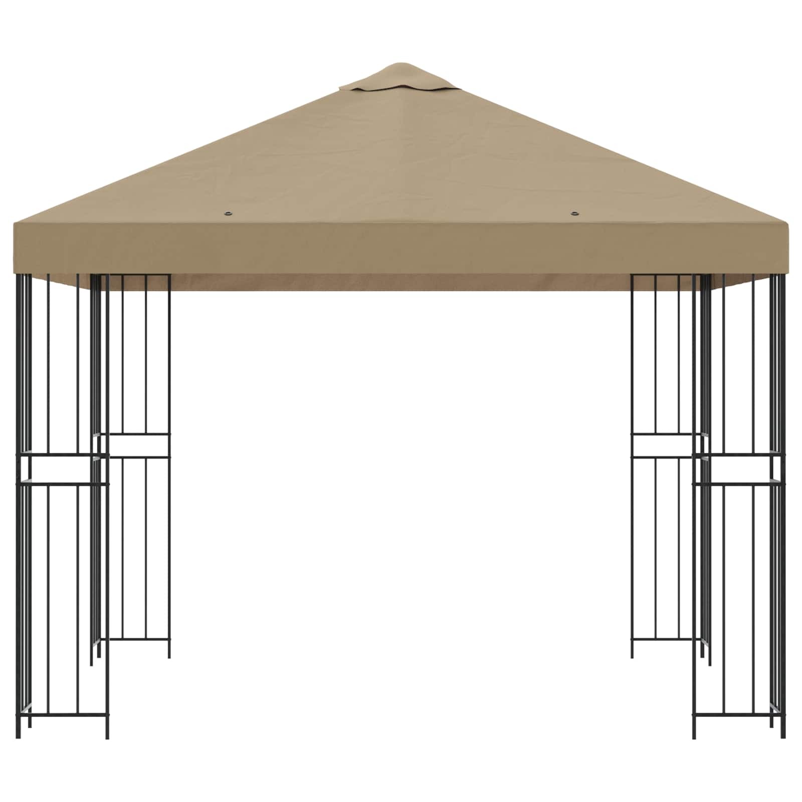 Pavėsinė 3 x 3 m Smėlio Poliesteris ir plienas 190 gsm Pavėsinė 3 x 3 m Smėlio Poliesteris ir plienas 190 gsm - Image 5