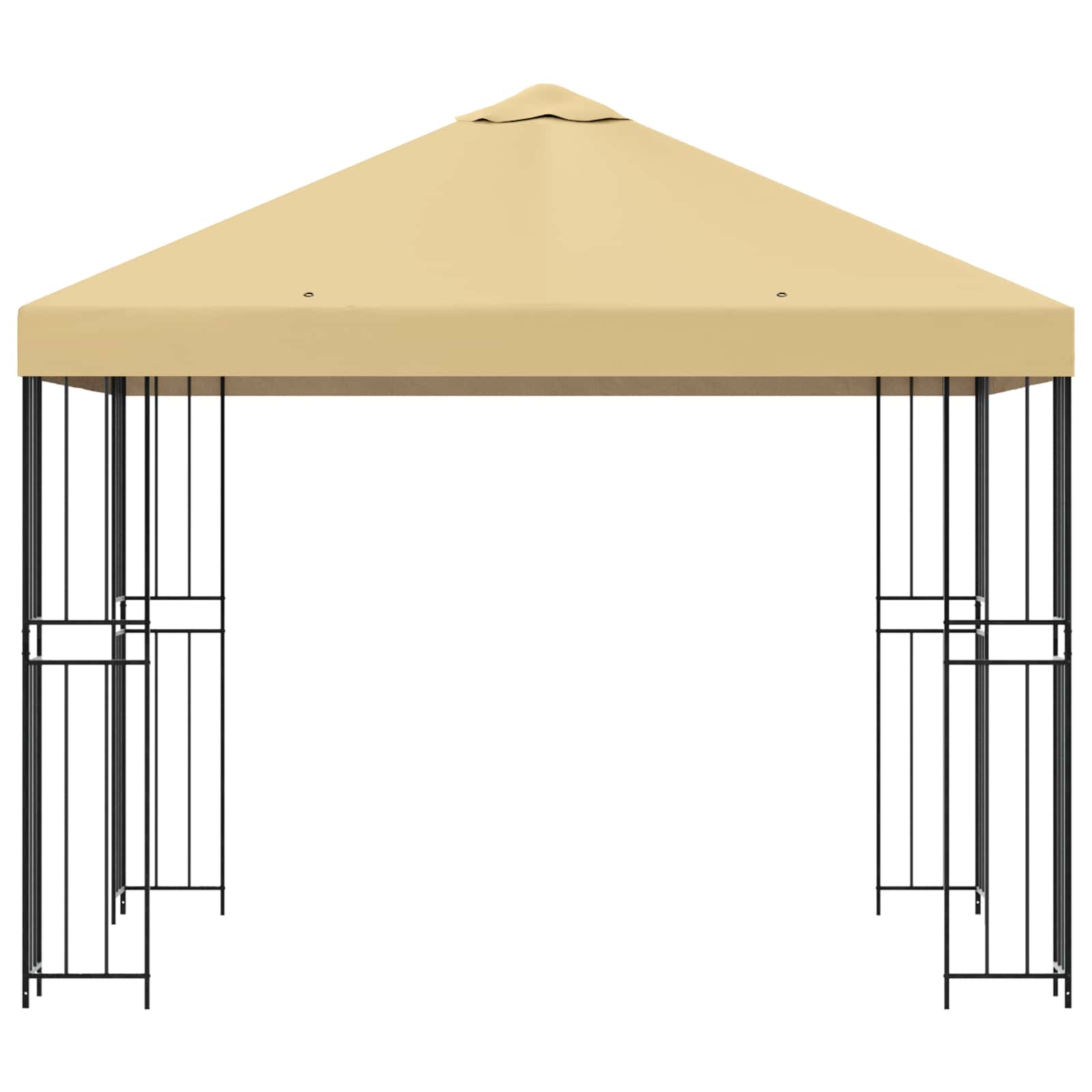 Pavėsinė 3 x 3 m Kreminė Poliesteris ir plienas 190 gsm Pavėsinė 3 x 3 m Kreminė Poliesteris ir plienas 190 gsm - Image 5