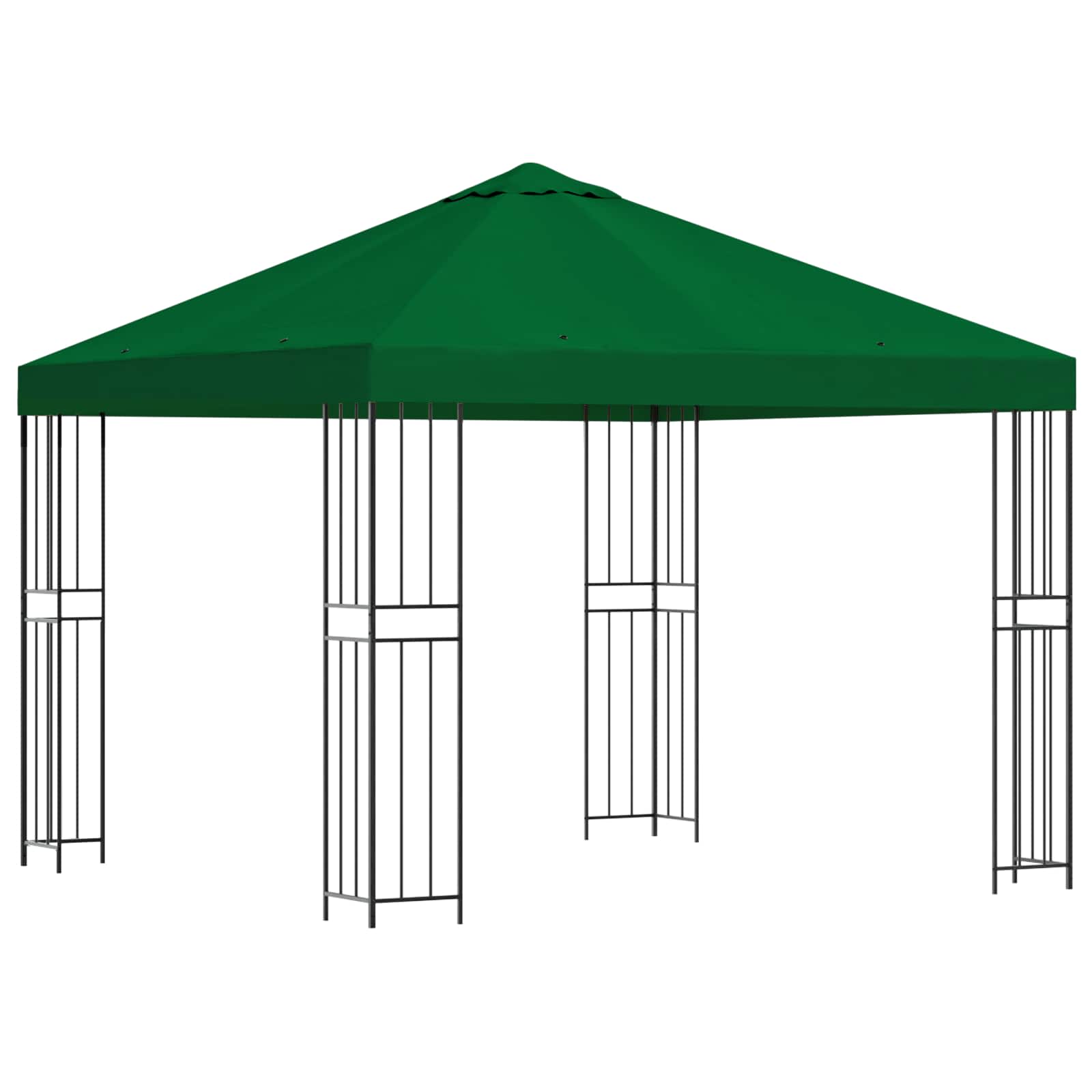 Pavėsinė 3 x 3 m Žalia Poliesteris ir plienas 190 gsm Pavėsinė 3 x 3 m Žalia Poliesteris ir plienas 190 gsm - Image 3