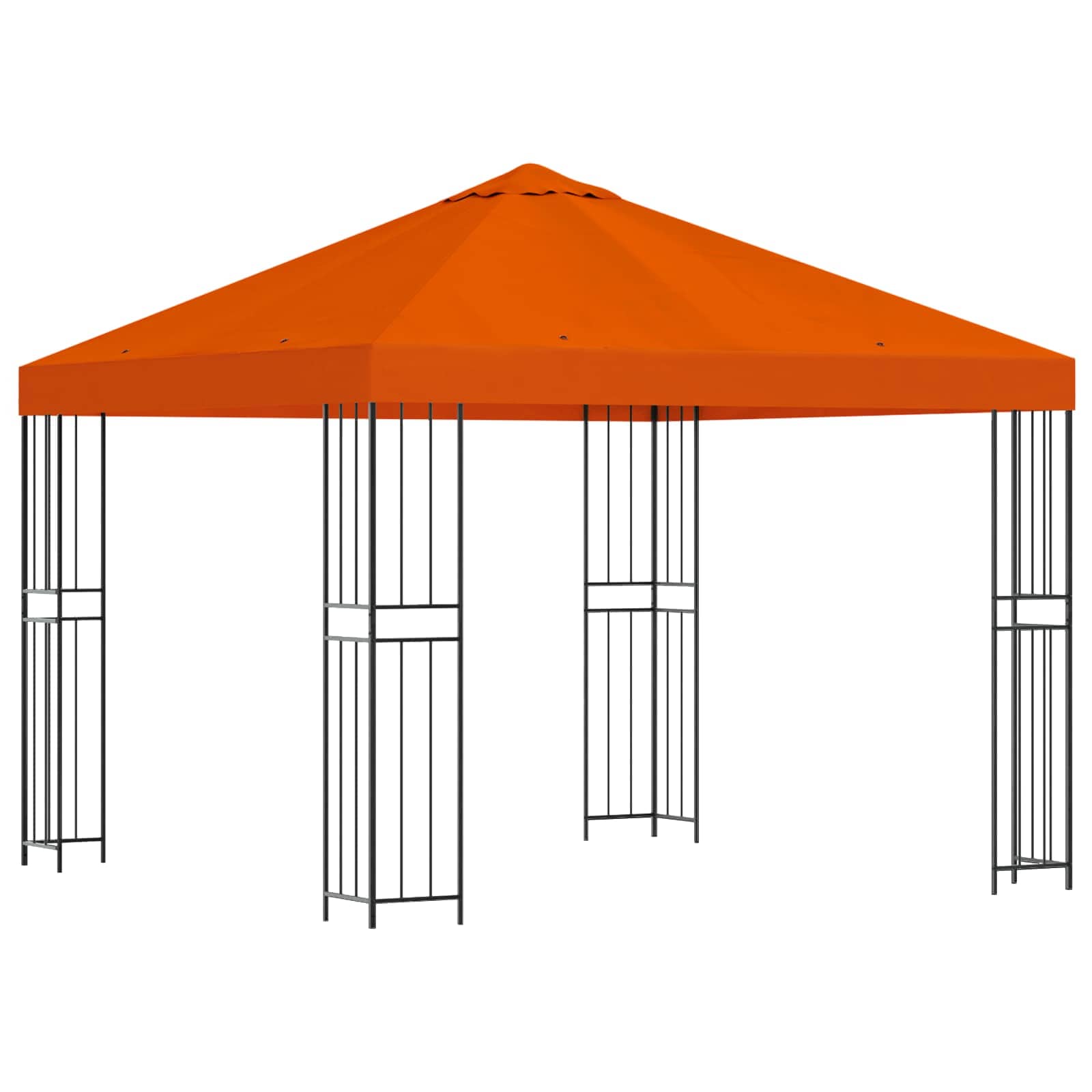 Pavėsinė 3 x 3 m Oranžinė Poliesteris ir plienas 190 gsm Pavėsinė 3 x 3 m Oranžinė Poliesteris ir plienas 190 gsm - Image 3