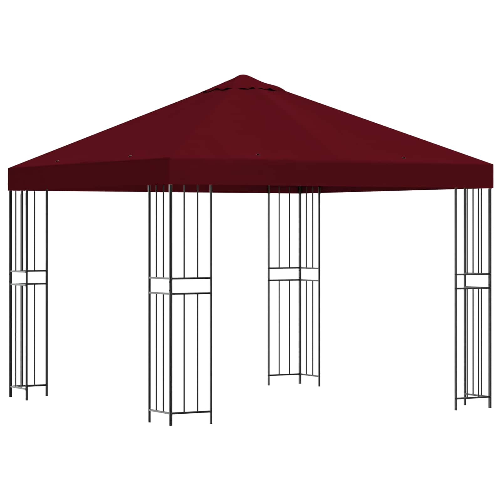 Pavėsinė 3 x 3 m Vyšninė Poliesteris ir plienas 190 gsm Pavėsinė 3 x 3 m Vyšninė Poliesteris ir plienas 190 gsm - Image 3