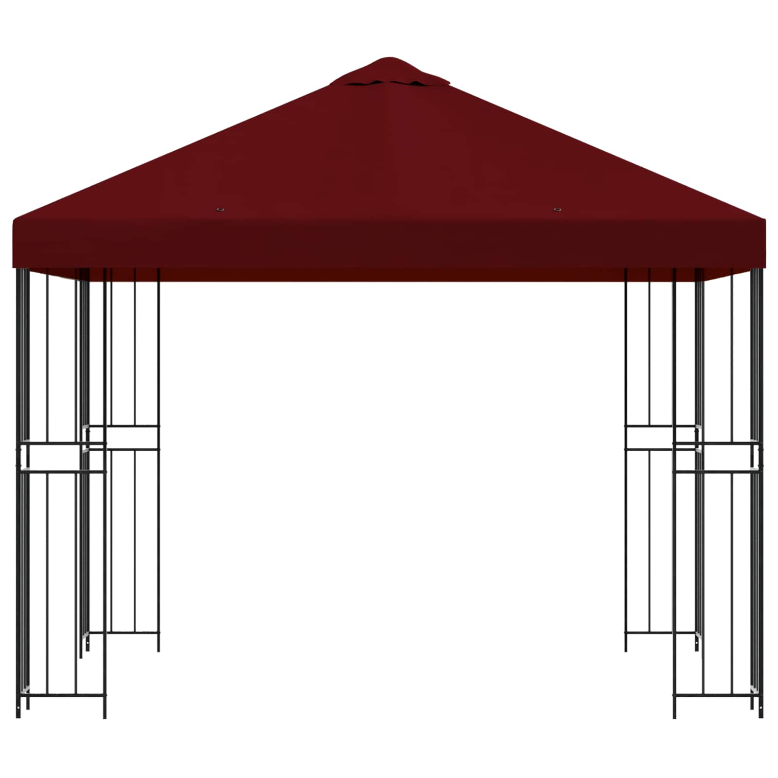 Pavėsinė 3 x 3 m Vyšninė Poliesteris ir plienas 190 gsm Pavėsinė 3 x 3 m Vyšninė Poliesteris ir plienas 190 gsm - Image 4