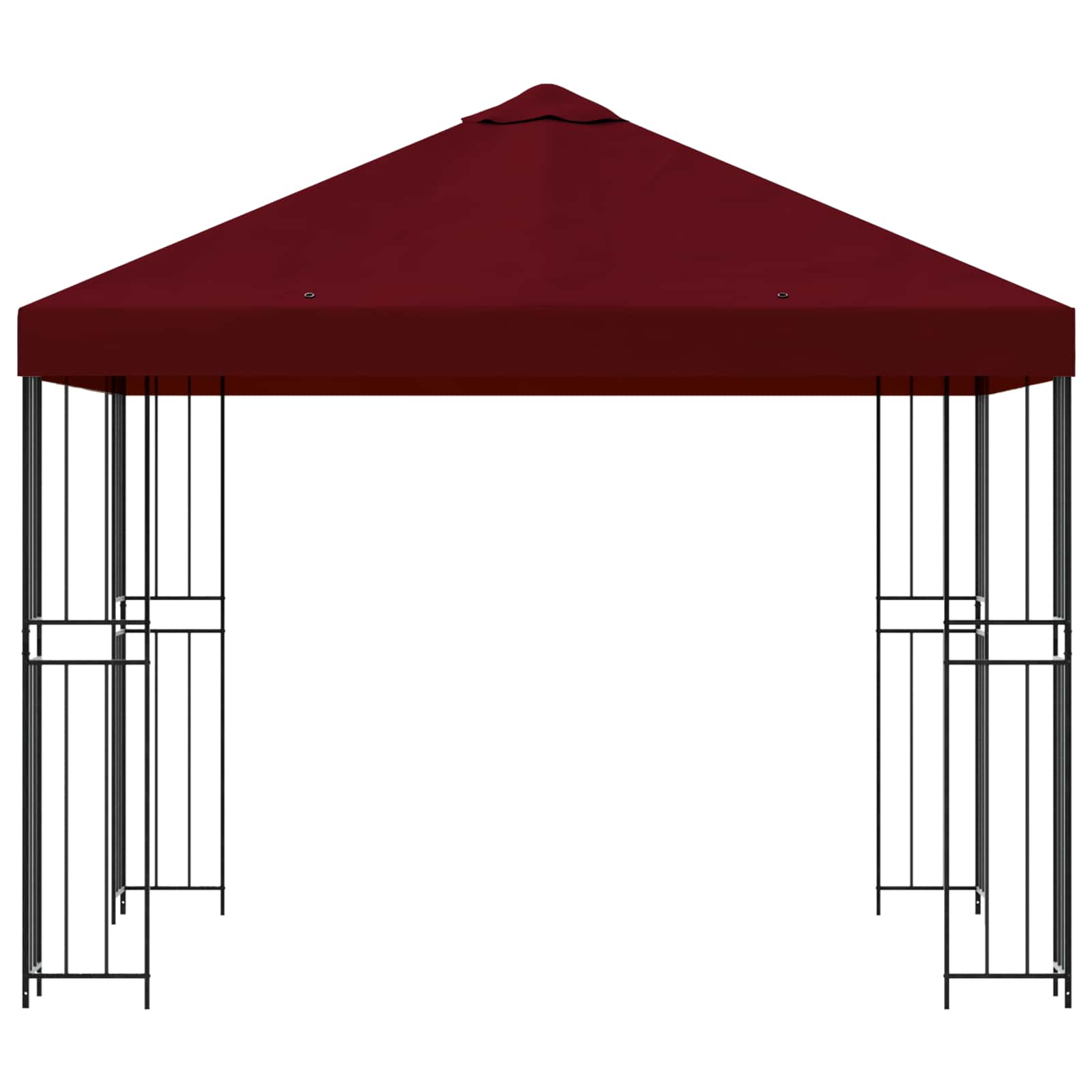 Pavėsinė 3 x 3 m Vyšninė Poliesteris ir plienas 190 gsm Pavėsinė 3 x 3 m Vyšninė Poliesteris ir plienas 190 gsm - Image 5