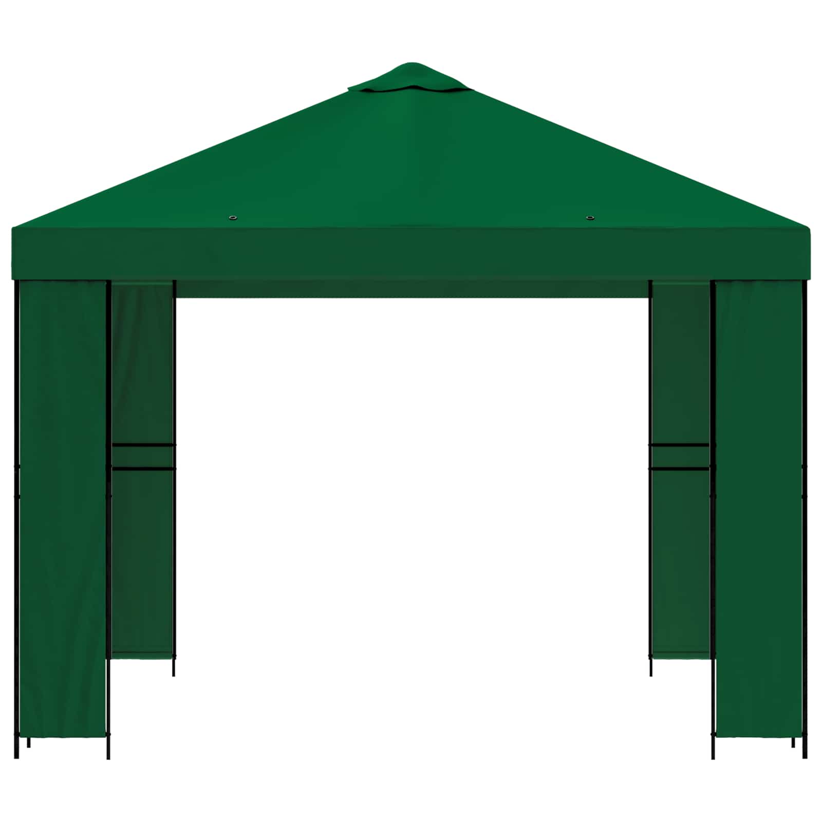 Pavėsinė 3 x 3 m Žalia Poliesteris ir plienas 190 gsm Pavėsinė 3 x 3 m Žalia Poliesteris ir plienas 190 gsm - Image 5