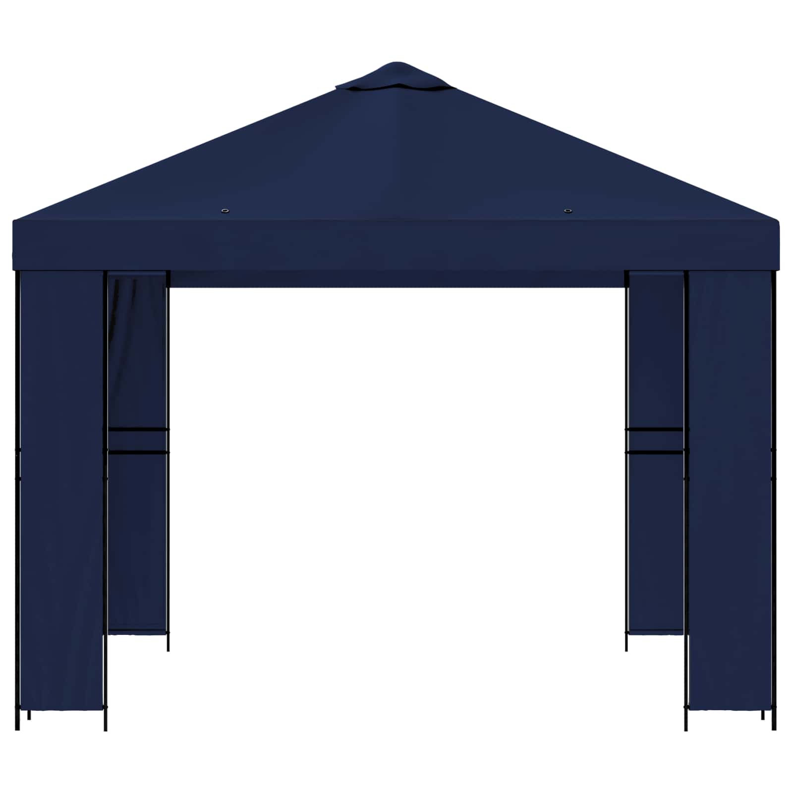 Pavėsinė 3 x 3 m Mėlyna Poliesteris ir plienas 190 gsm Pavėsinė 3 x 3 m Mėlyna Poliesteris ir plienas 190 gsm - Image 5