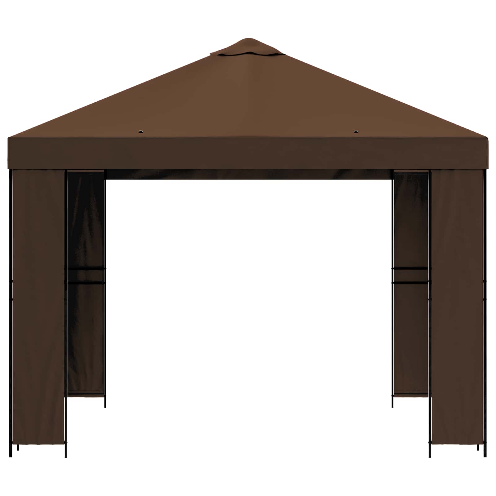 Pavėsinė 3 x 3 m Ruda Poliesteris ir plienas 190 gsm Pavėsinė 3 x 3 m Ruda Poliesteris ir plienas 190 gsm - Image 5
