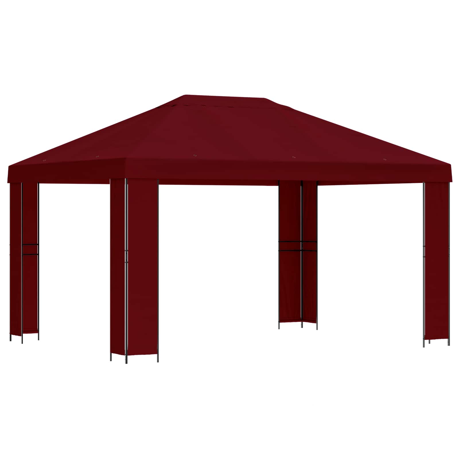 Pavėsinė 4 × 3 m Vyšninė Poliesteris ir plienas 190 gsm Pavėsinė 4 × 3 m Vyšninė Poliesteris ir plienas 190 gsm - Image 3
